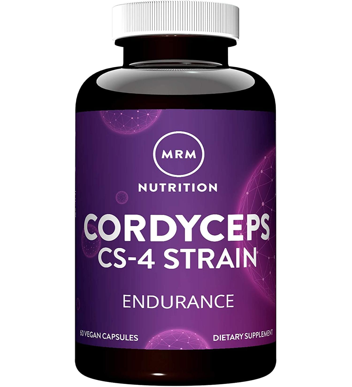 MRM Cordyceps CS-4 Strain | 60 Vegan Capsules for Energy & Immunity - Buy Online on GoSupps.com