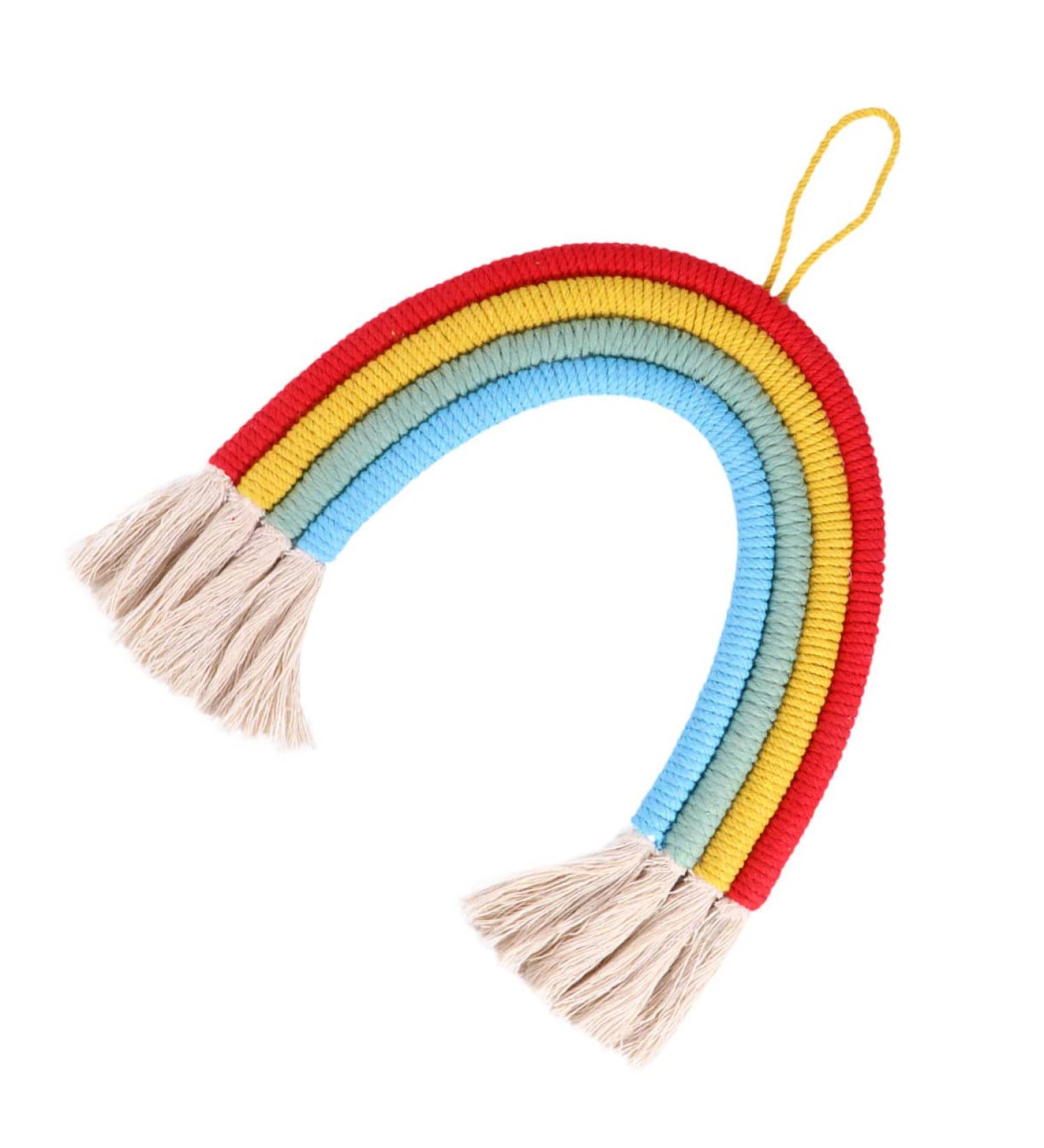 Zerodeko 1pc Kid Room Decor Home Decoration Wall Mounted Weaving Craft Pendant Wall-Mounted Cotton Rope - Buy Online on GoSupps.com