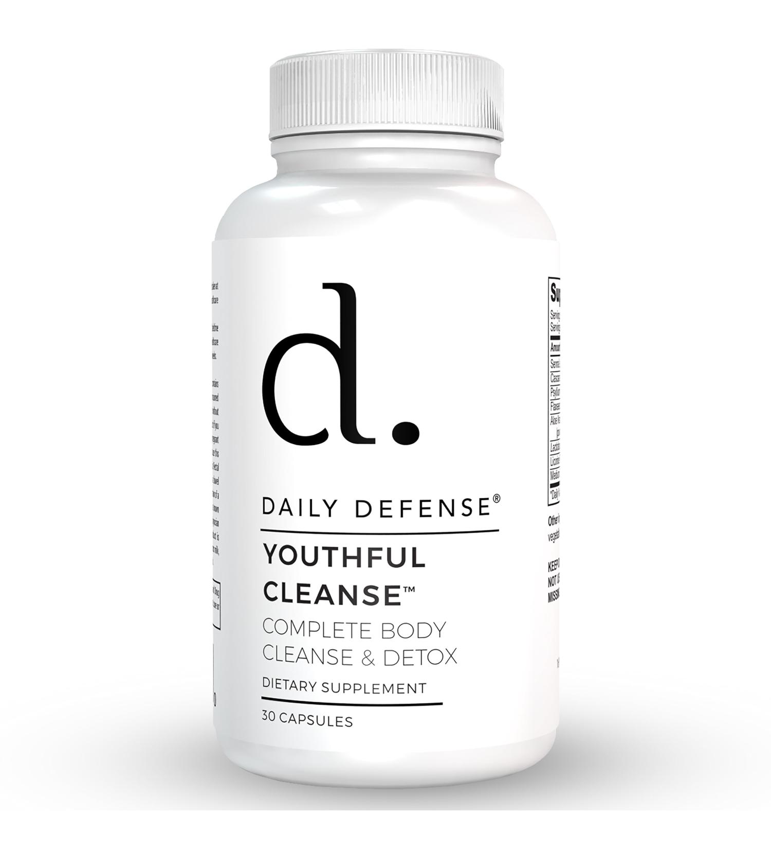 Colon Cleanse Detox - Youthful Cleanse for Optimal Gut Health & Regular Bowel Movements | Cascara Sagrada Psyllium Husk & Senna Leaf - Buy Online on GoSupps.com