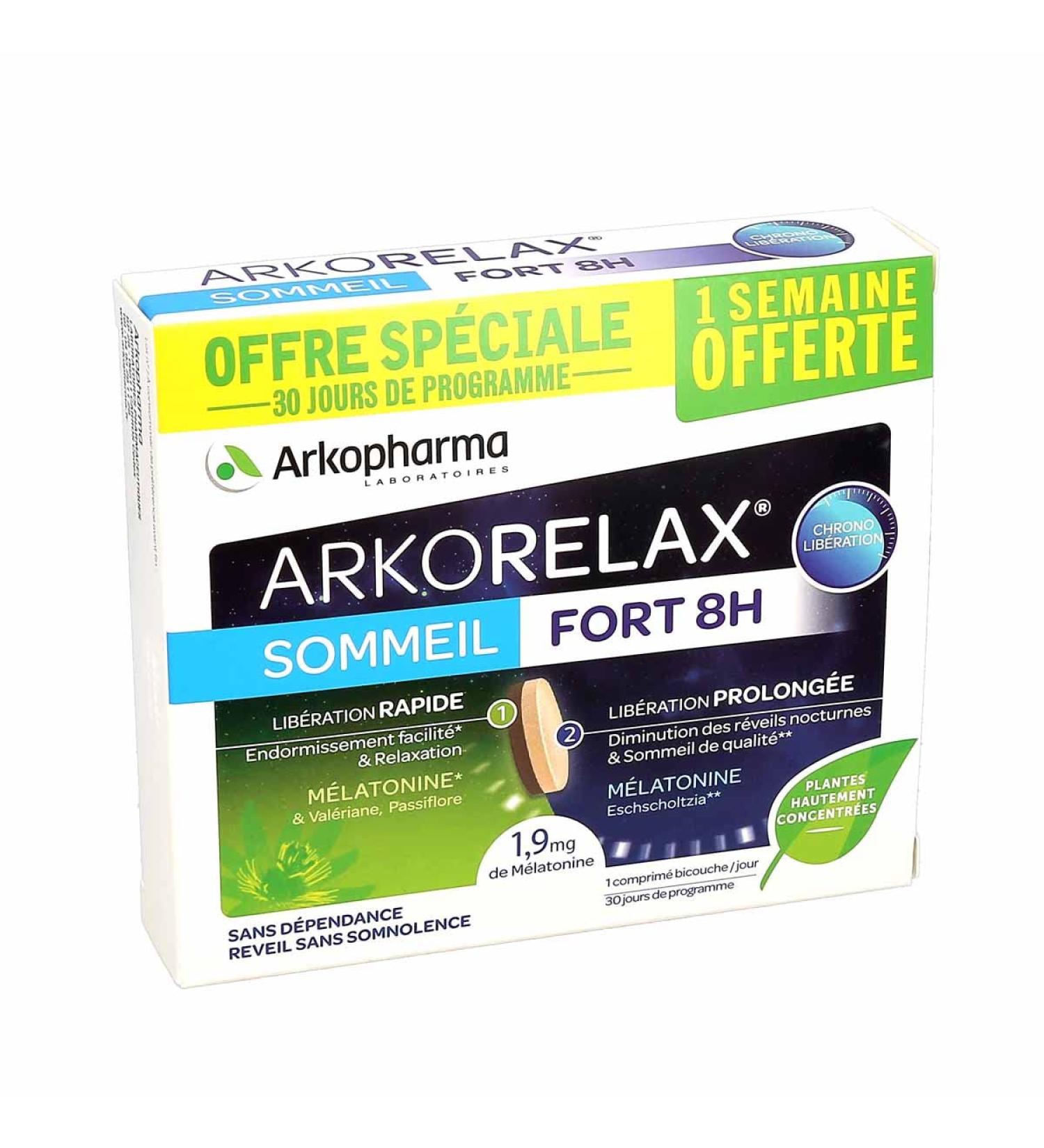 Arkopharma Arkorelax Sueño 8h - 30 Tablets