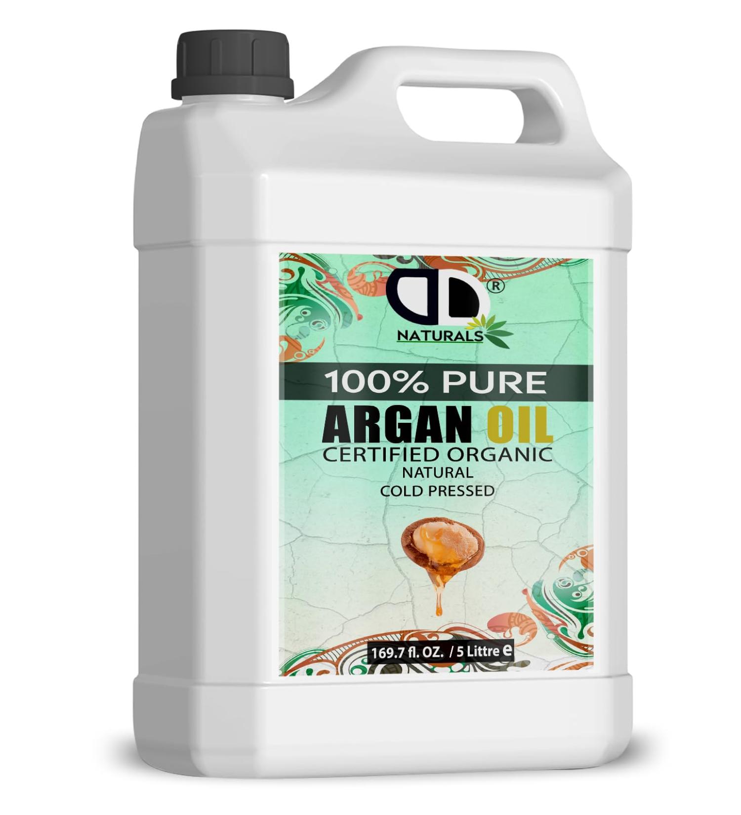 100% Pure and Natural Moroccan Argan Oil for Face & Body, Rich in Vitamin E for Healthy Skin, Hair & Nails, Paraben & SLS Free, Vegan, Cruelty Free