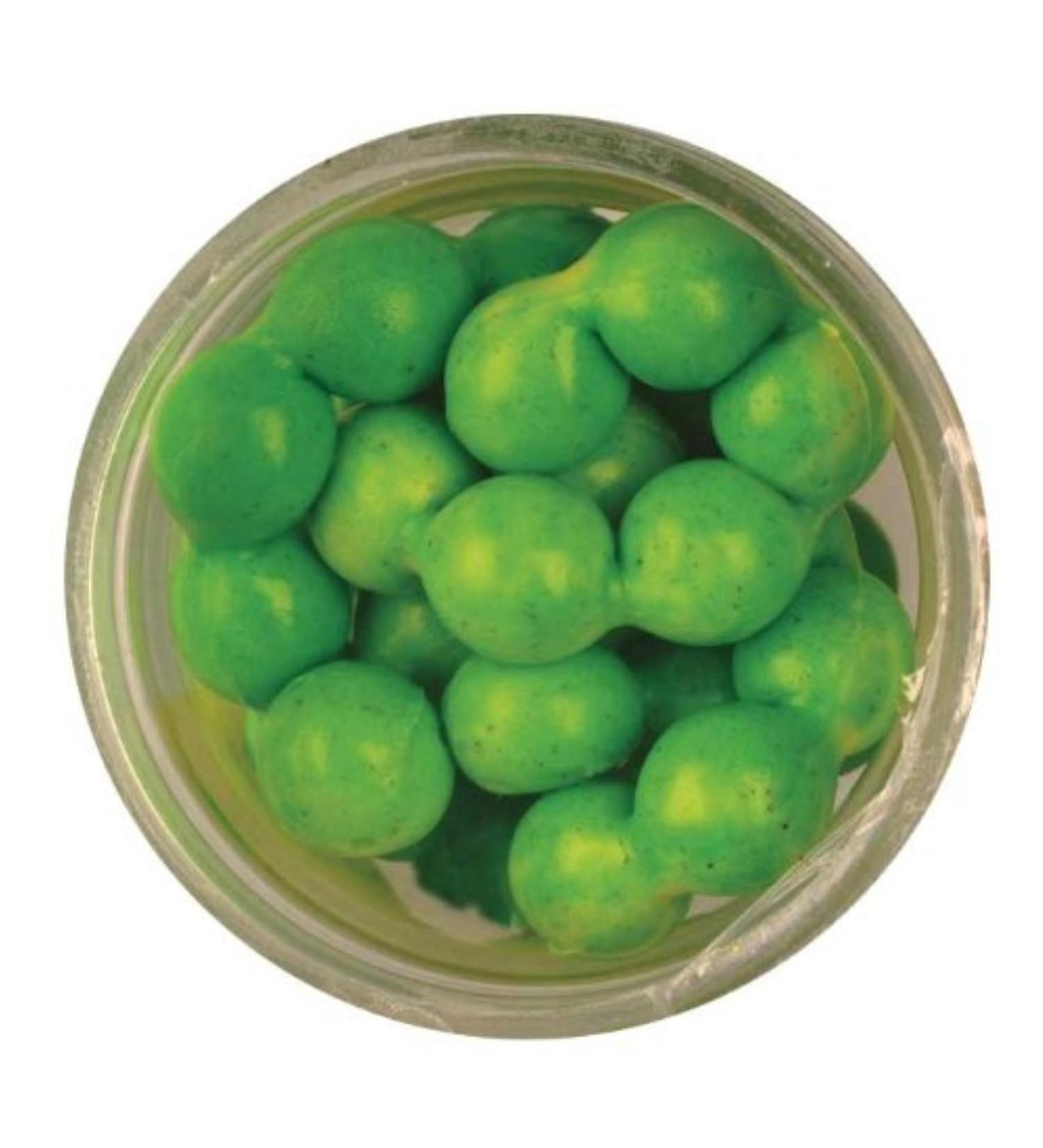 Berkley PowerBait Power Eggs Floating Magnum Fishing Soft Bait, Lemon Lime - Garlic Scent, .5 oz Small Jar