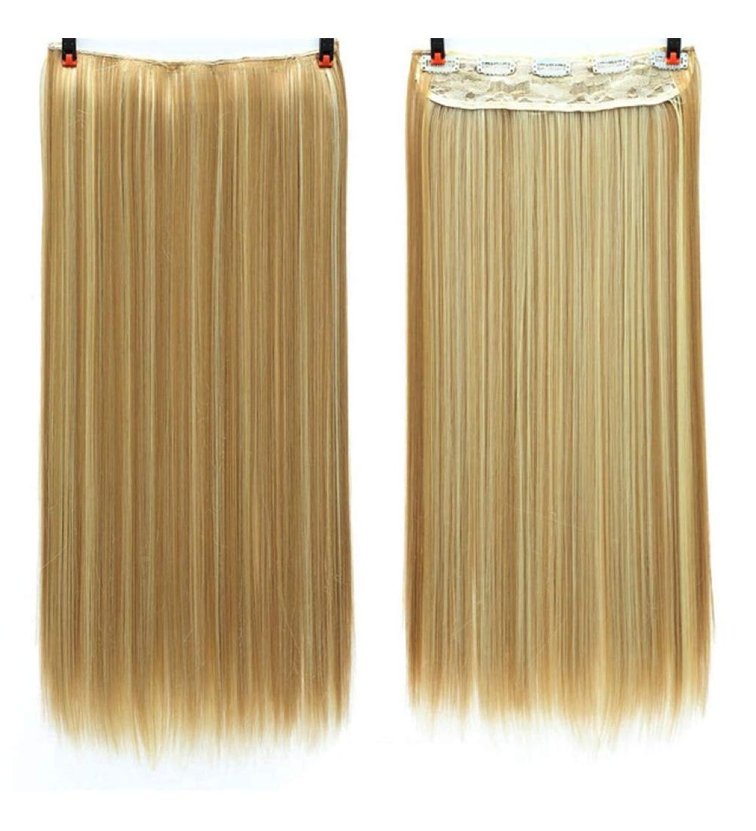 24-Inch Clip In Hair Extensions & Heat-Resistant Wigs - Long Straight Synthetic Hair #22 | International Shipping - Buy Online on GoSupps.com