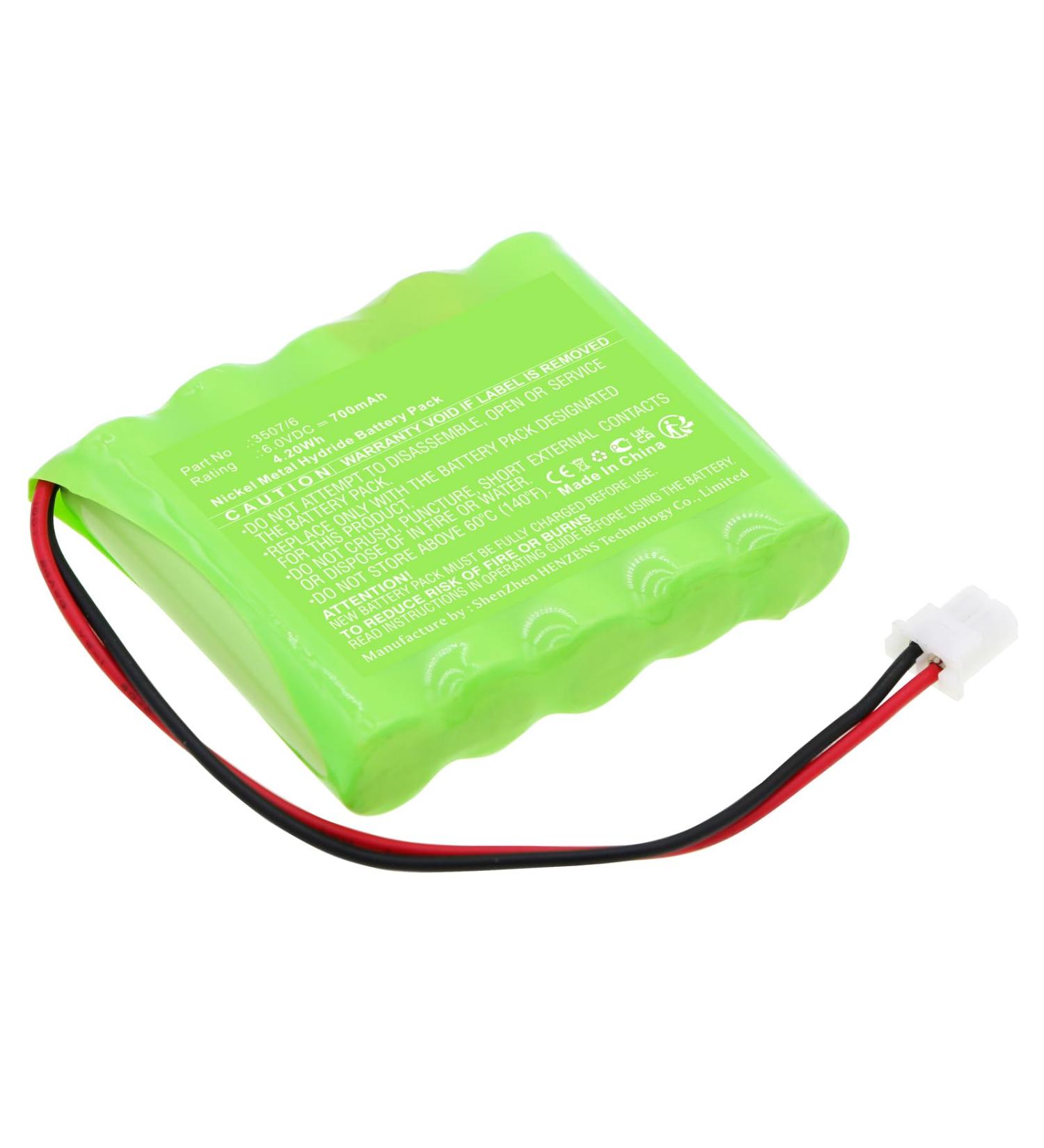 Buy Synergy Digital Security & Safety Battery - Compatible Replacement for Bticino LD02430AA (Ni-MH 6V 700mAh) - Ultra High Capacity - Buy Online on GoSupps.com