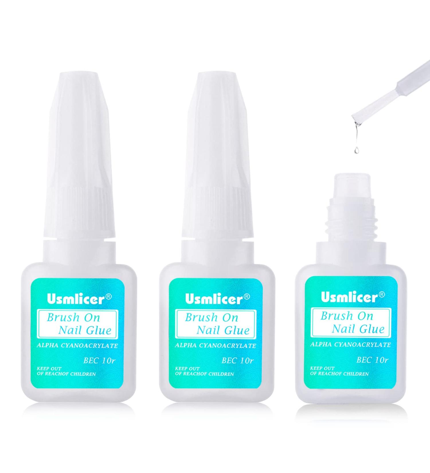 3 Pieces of Extra Strong Nail Tip Glue - 10g Professional Tipper Glue for Nail Extensions - Buy Online on GoSupps.com