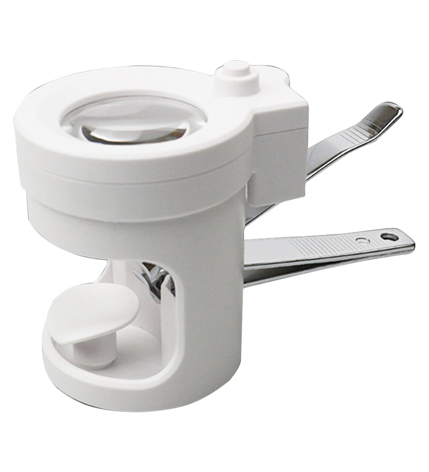 Camidy Nail Clippers for Seniors Thick Nails Intelligent Nail Clipper with Magnifier Nail Cutter with Light for Elderly - Buy Online on GoSupps.com