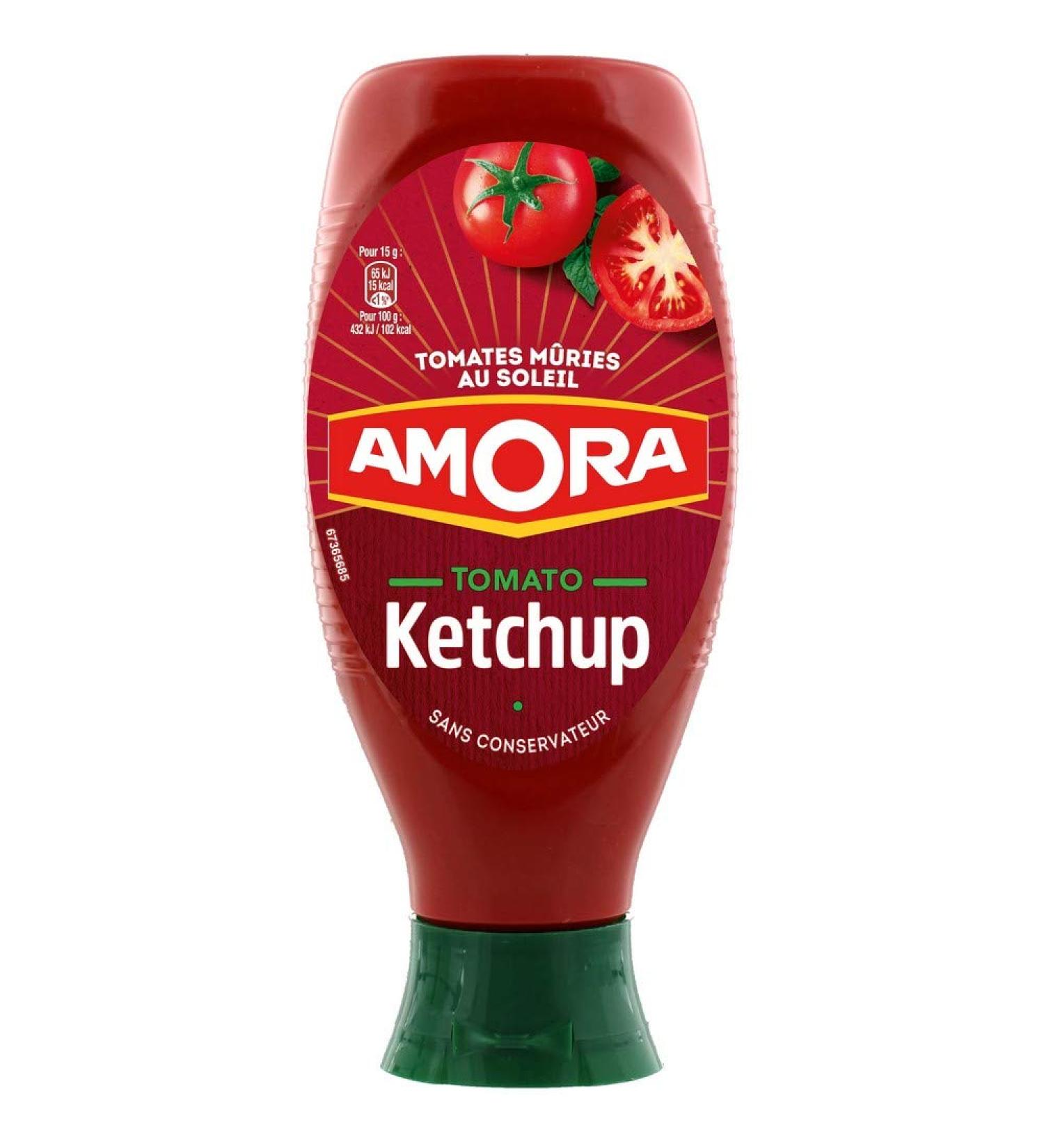 Amora Ketchup Nature bottle 850g