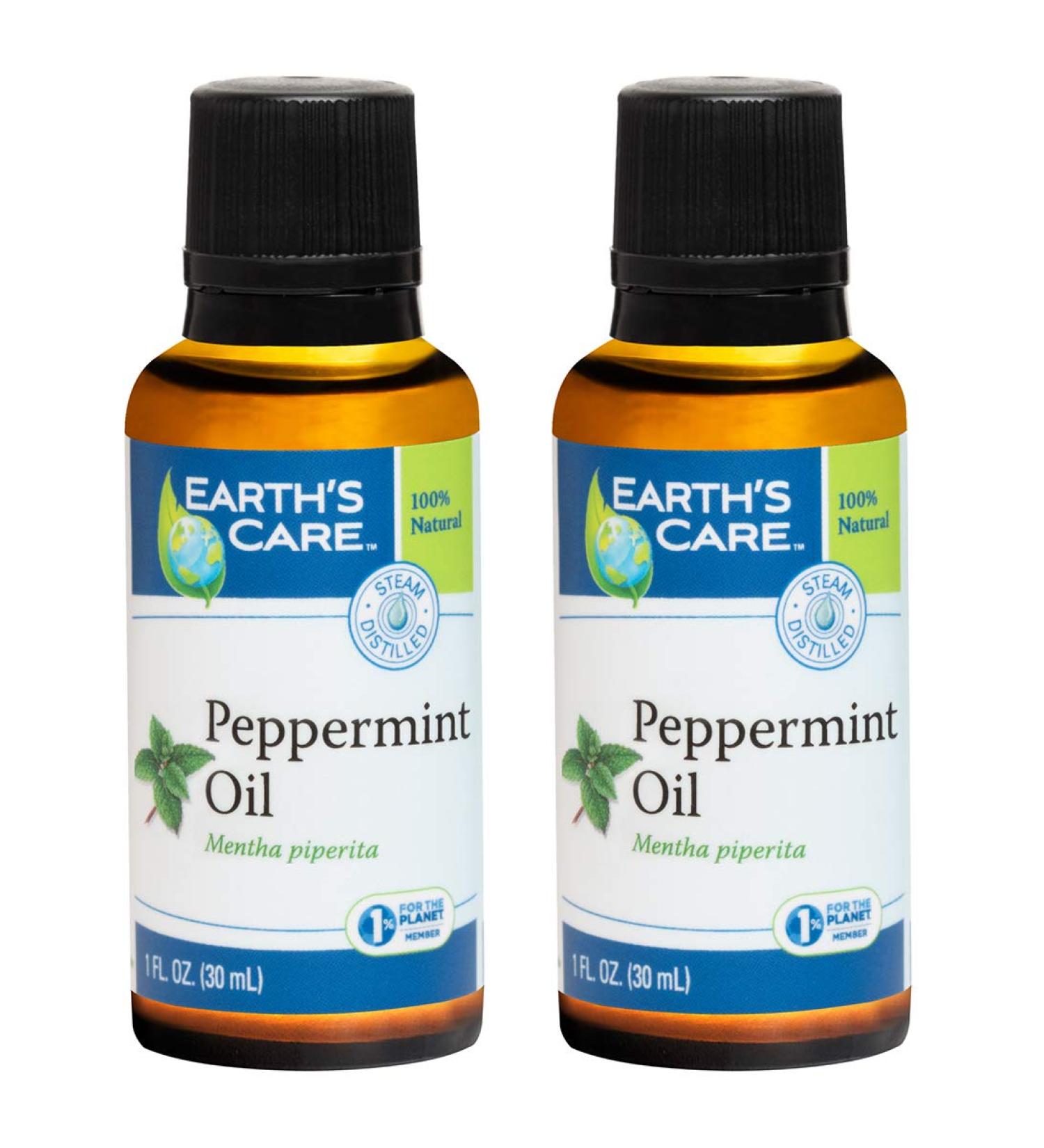 Earth s Care - Peppermint Oil - 100% Pure Peppermint Essential Oil for Aromatherapy - 1 Fl OZ (2/pk) Peppermint 1 Fl Oz (Pack of 2) - Buy Online on GoSupps.com