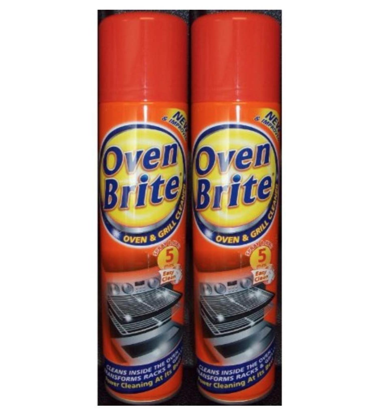 2 x Oven Brite Spray Cleaner - Oven & Grill Cleaner - 300ML