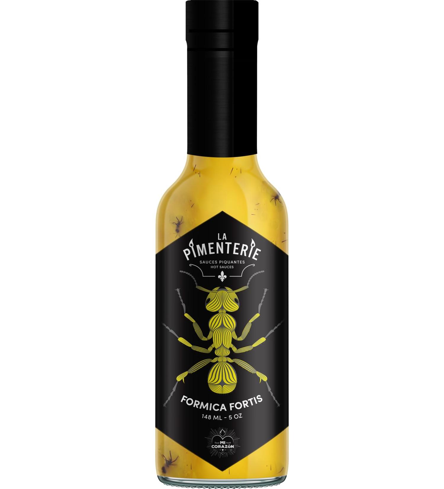 La Pimenterie Hot Sauce - Formica Fortis (Citrus-Mango-Ants) 148ml - Buy Online on GoSupps.com