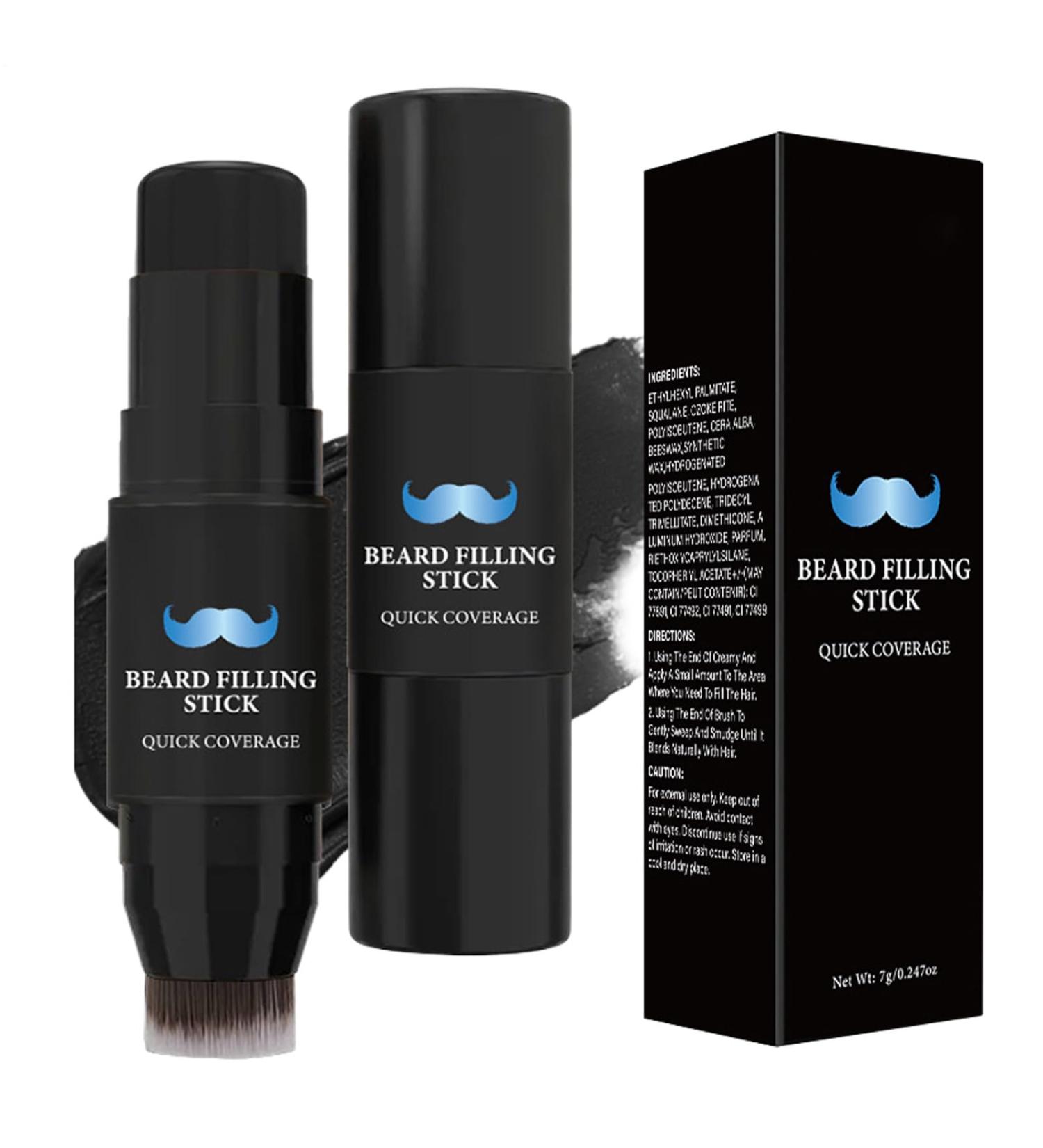 Arrovarp Beard filler for men beard filler Mustache cream filler and brush 7g waterproof sweat proof long lasting tint create natural looking facial hair - Buy Online on GoSupps.com
