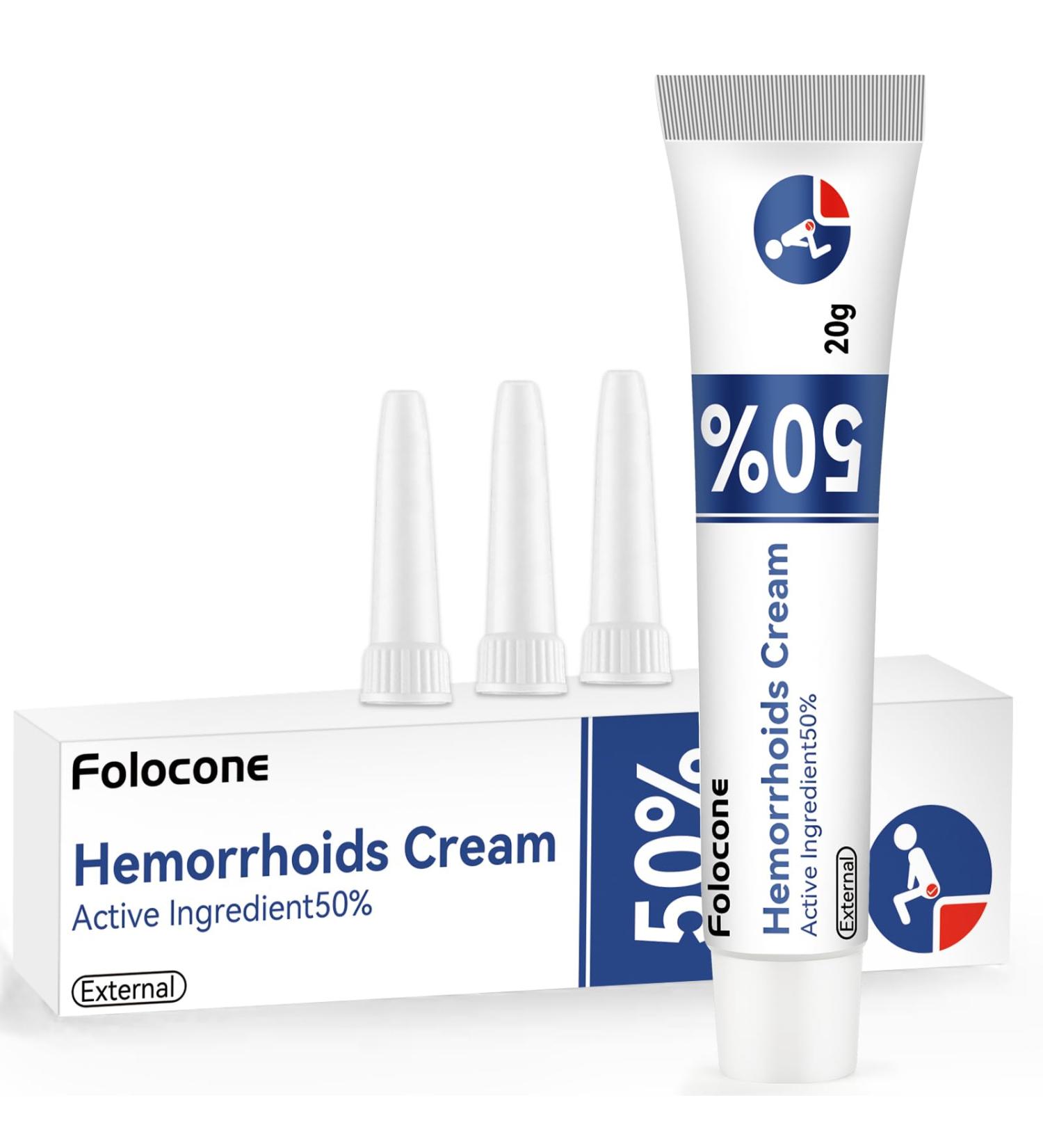 Folocone Hemorrhoid & Piles Treatment Ointment - Relieves Discomfort and Soothes Itching - Buy Online on GoSupps.com