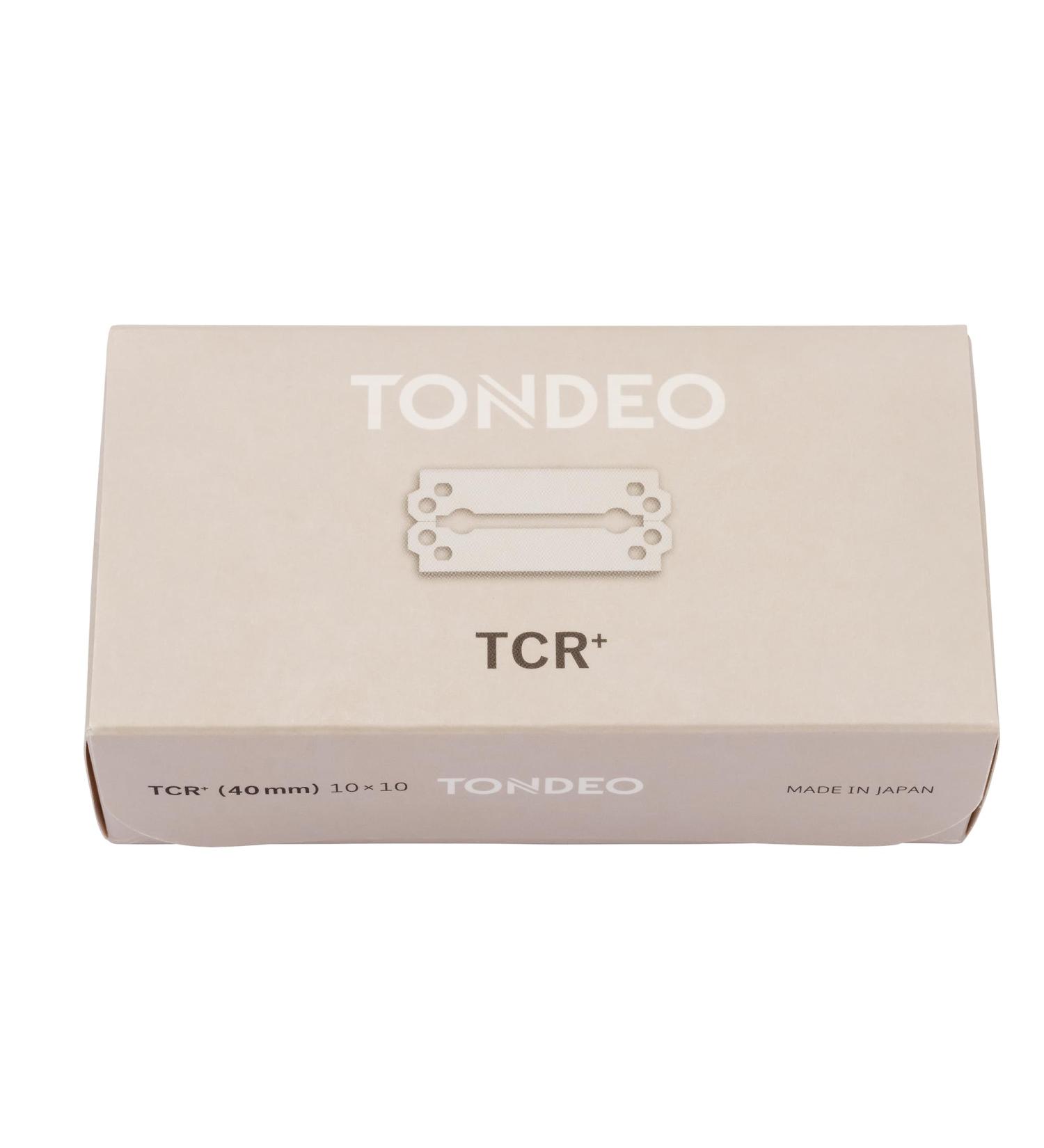 TONDEO Razor Blades TCR+ | 10x10 Stainless Double Blades for TONDEO Razors | Premium Master Craftsmanship - Buy Online on GoSupps.com