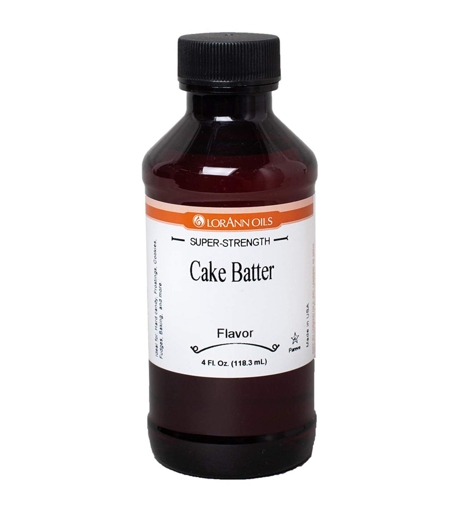 LorAnn Cake Batter Flavor - 4oz Bottle | Premium SS Extract for Baking - Buy Online on GoSupps.com