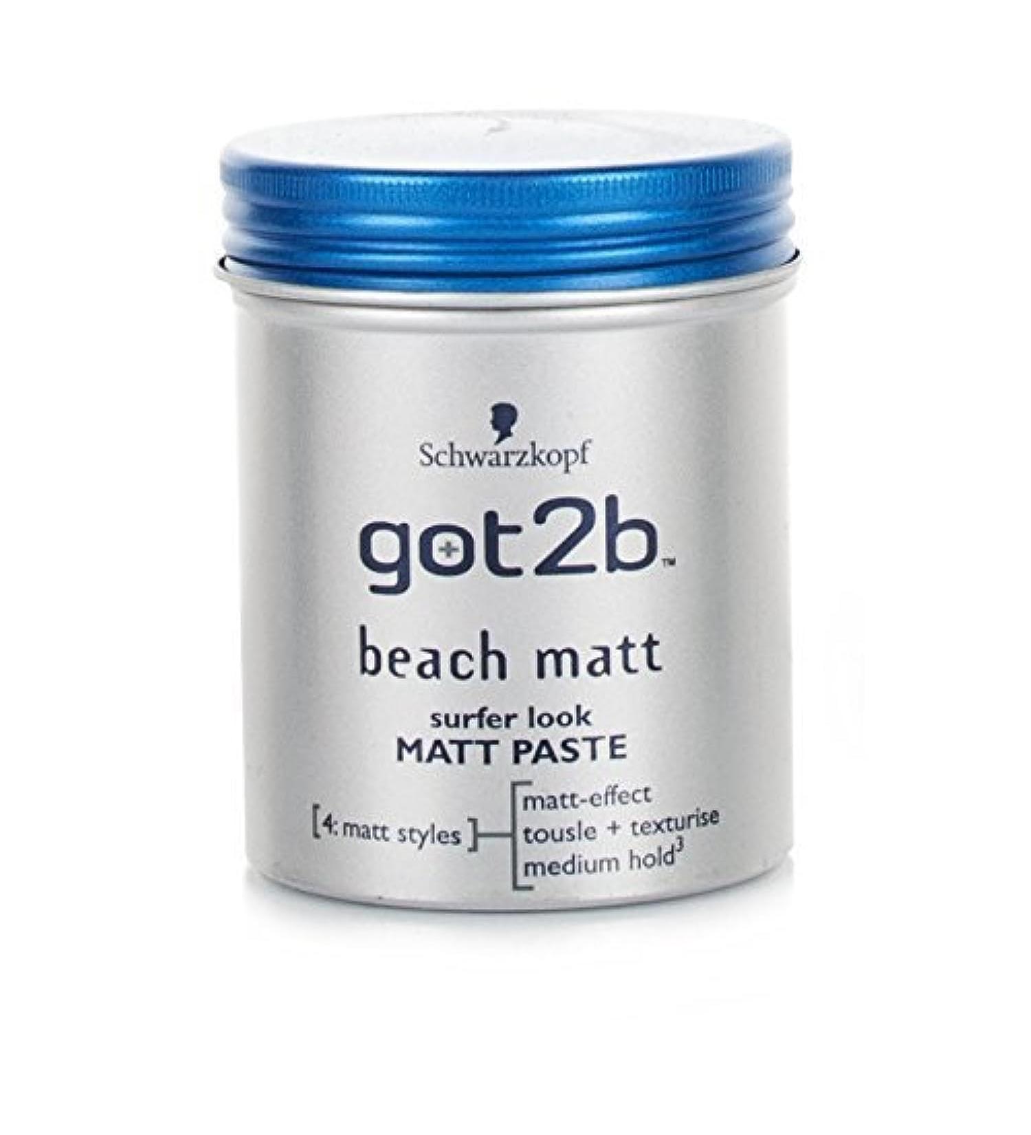 Schwarzkopf Got2b Beach Matt Surfer Look Matt Paste by GOT 2B
