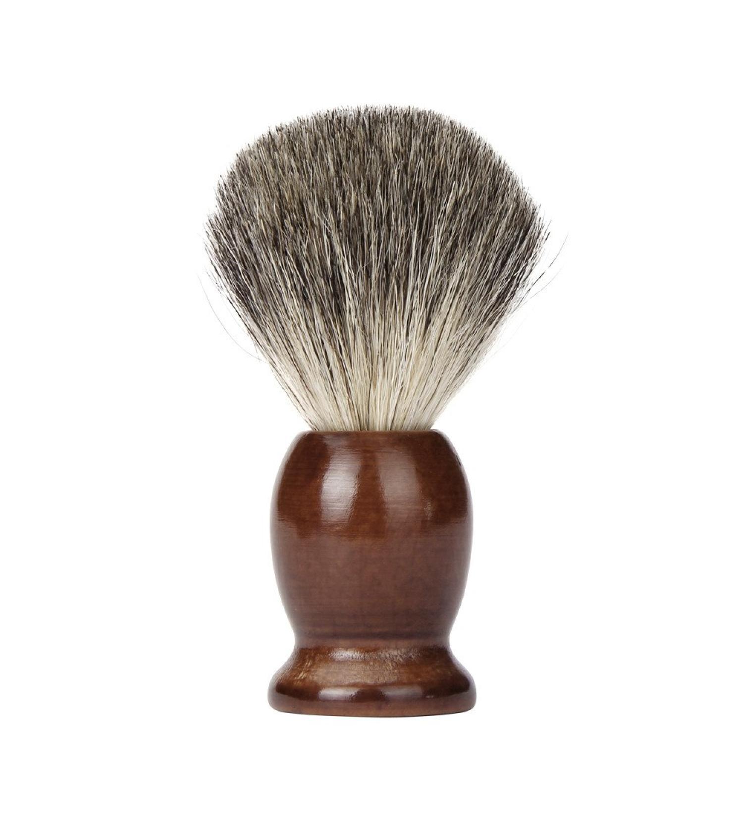Premium Black Barber Brush for Hair & Beard Shaving - Disposable Body Shaver for Men (One Size Brown) - Buy Online on GoSupps.com