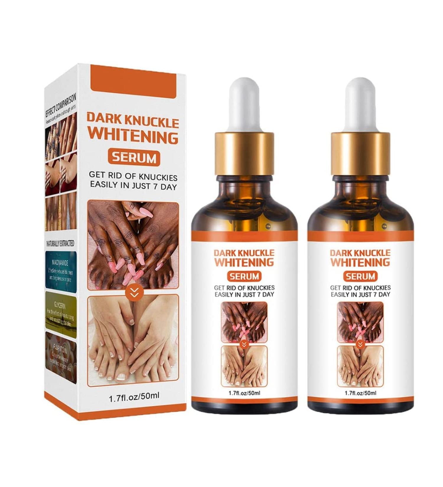  FADELU 2 x Acanthosis Nigricans Therapy Oil Dark Spot Corrector Oil Dark Knuckle Whitening Serum Dark Spot Remover Lighten Body Black Skin for Brighter Firmer Skin - Buy Online on GoSupps.com
