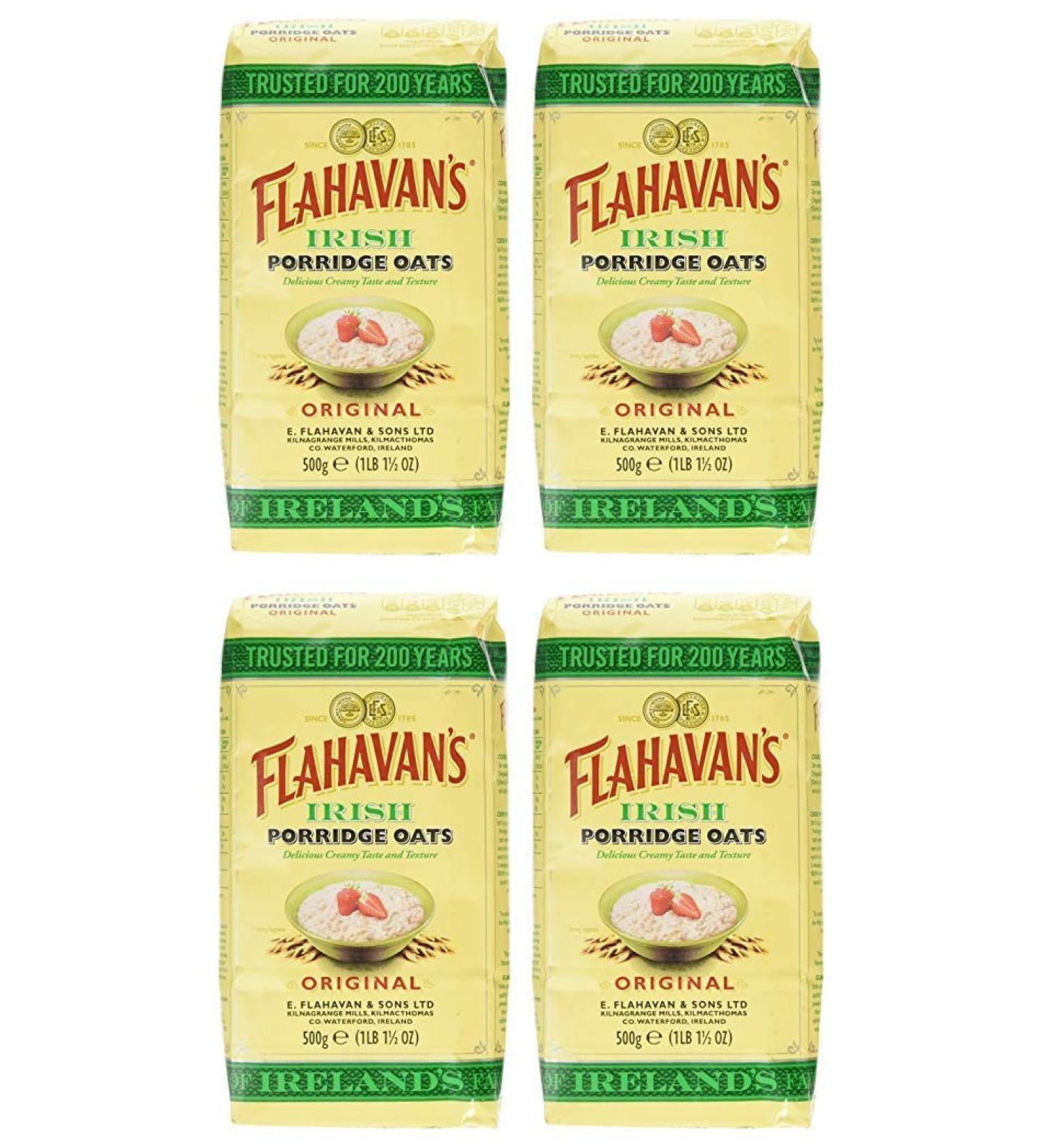 Gruau Irlandais Avoine 500G De C r ales De Flahavan (Paquet de 4)