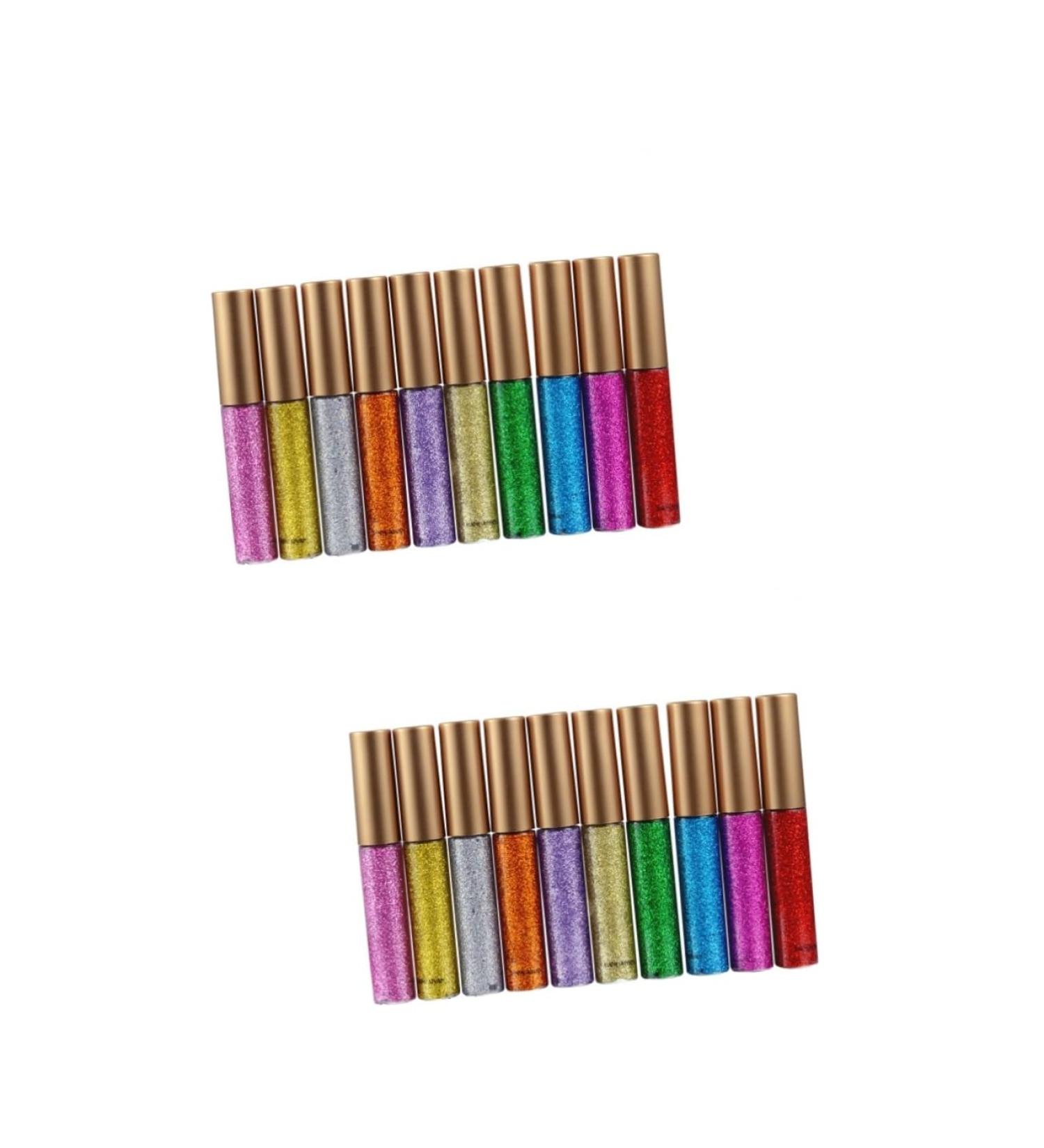 Beavorty 20 pcs liquid liquid eyeliner glitter liner for eyes metallic eyeliner 1 count (Pack of 1) Assorted Colorx2pcs - Buy Online on GoSupps.com