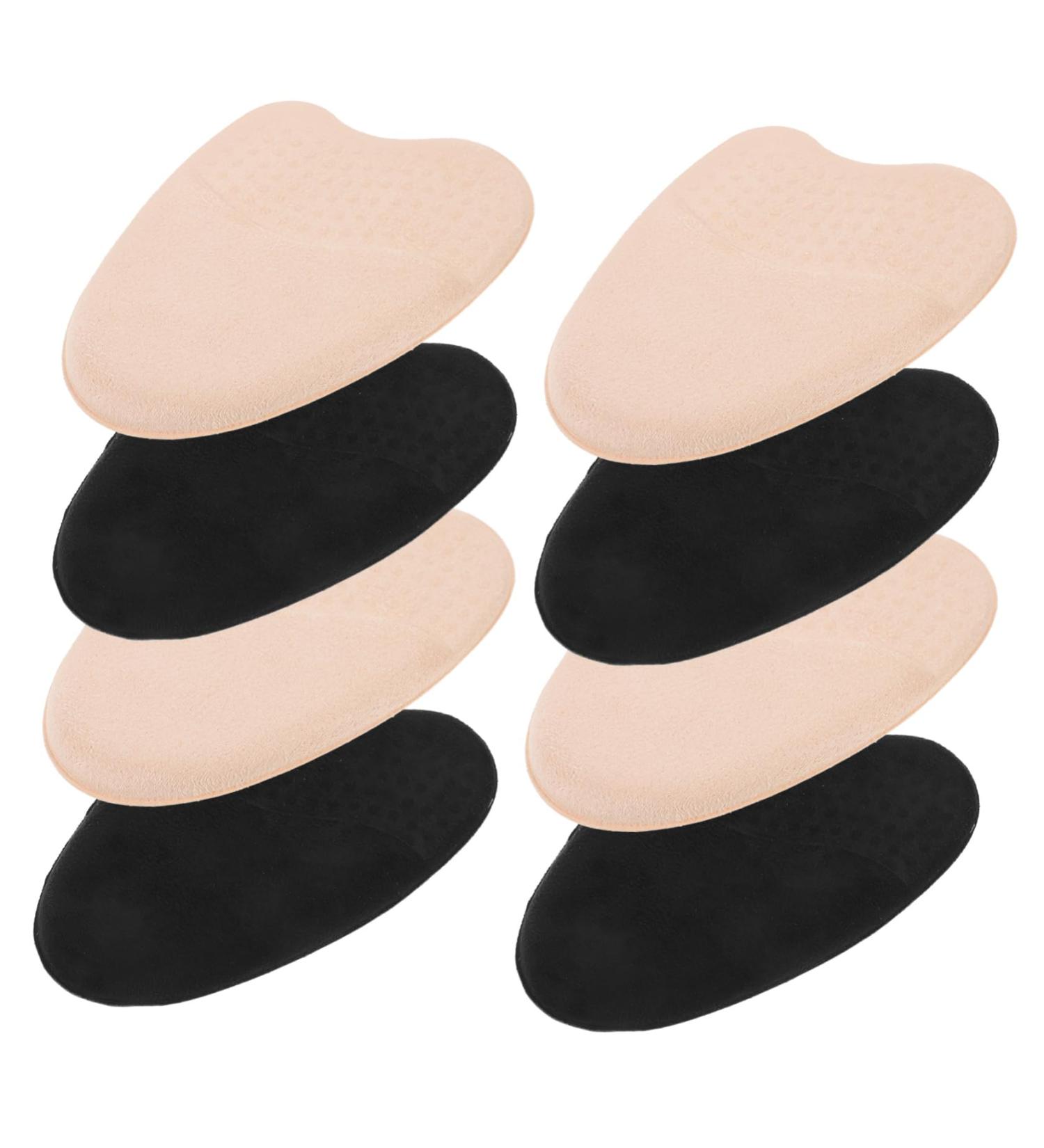 Beaupretty 4 Pairs Invisible Half Foot Pads - Non-Slip Forefoot Cushions for High Heels - Faux Leather & Sponge Metatarsal Insoles - Buy Online on GoSupps.com