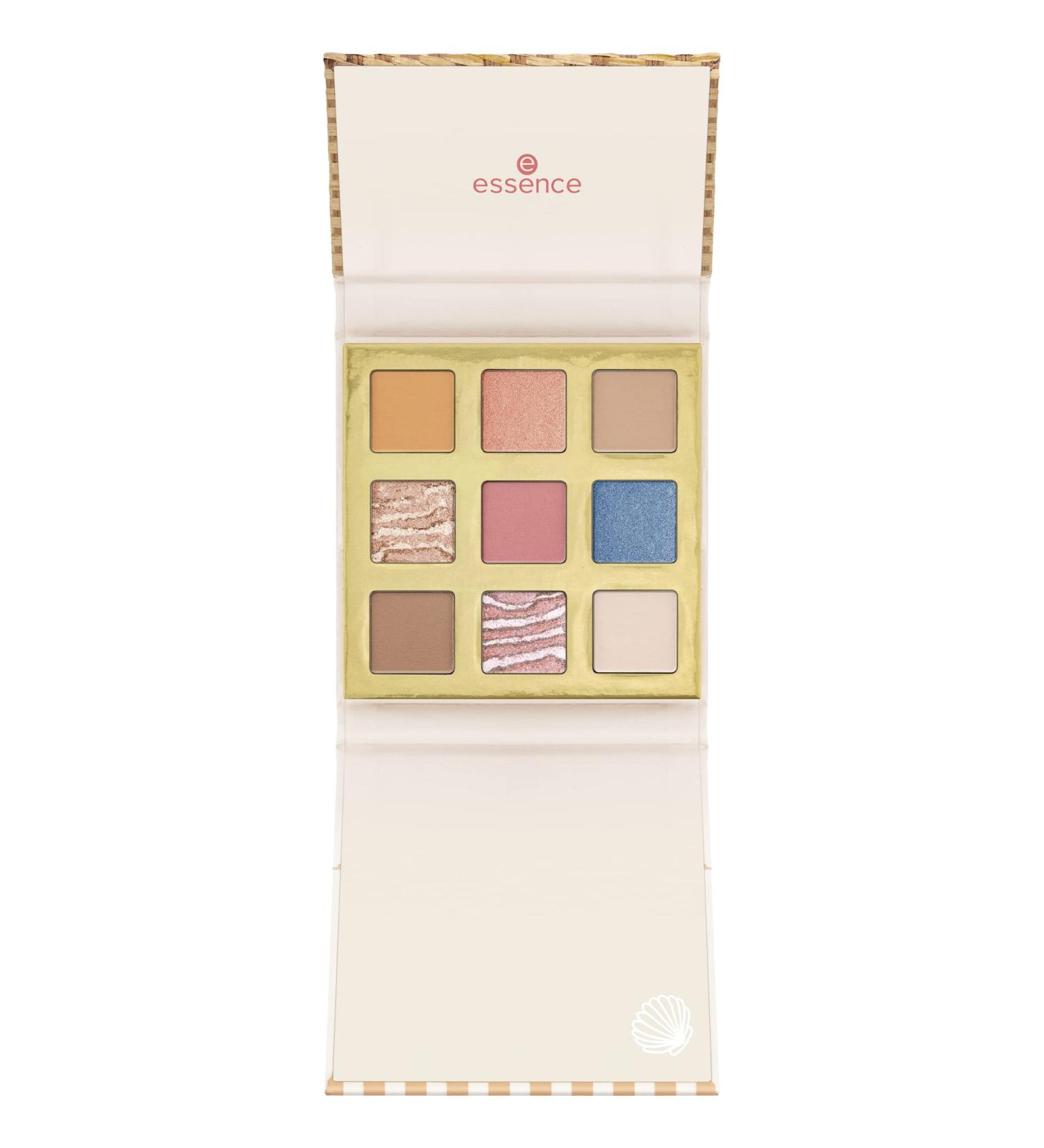 Essence Vintage BEACH Eyeshadow Palette No. 01 - Sky Above Sand Below Peace Within | Multicolored 9 Shades (7.2g) - International Shipping Available - Buy Online on GoSupps.com
