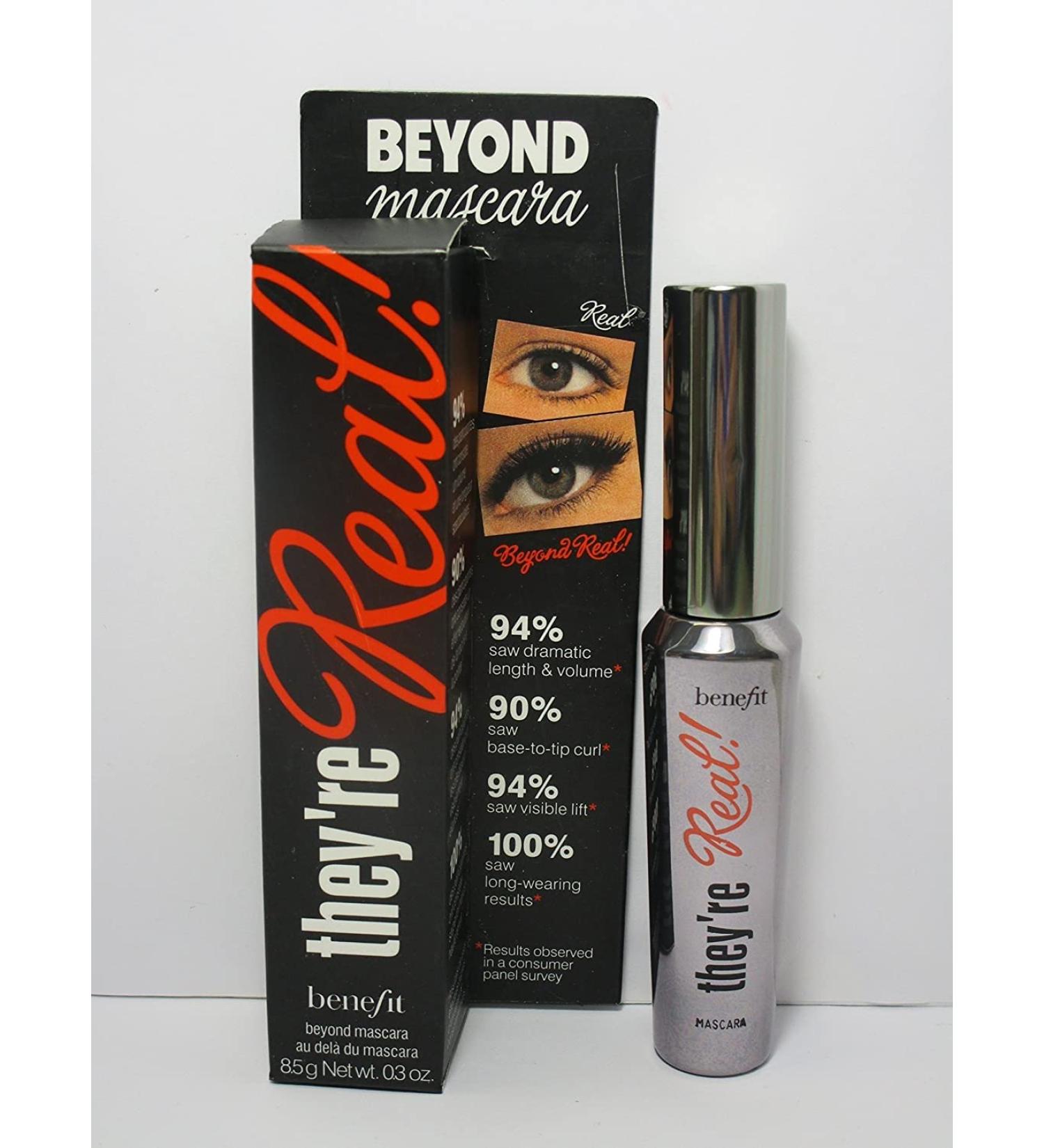 Benefit Cosmetics They're Real! Mascara - Full Size Black 0.3 Oz - Long Lasting Volume and Length - 1 Pack - Buy Online on GoSupps.com