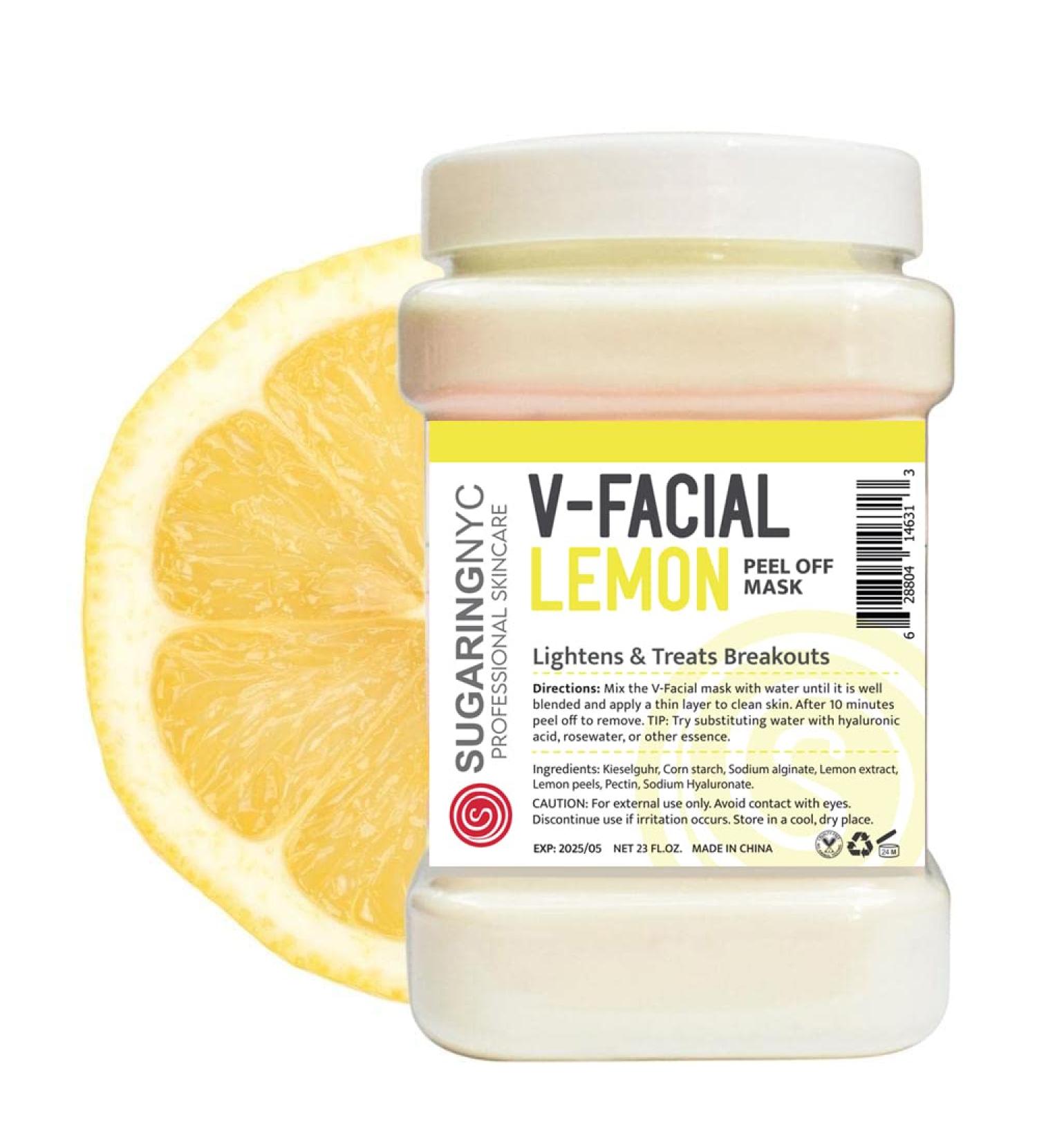 Whitening Lemon Vitamin C Vajacial & Bikini Peel Off Mask 23oz - Buy Online on GoSupps.com