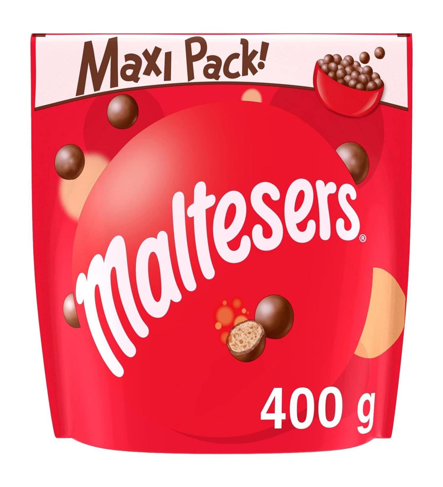 Maltesers - Crunchy Heart Milk Chocolate Sweets - Maxi Pack - 400 g - Buy Online on GoSupps.com