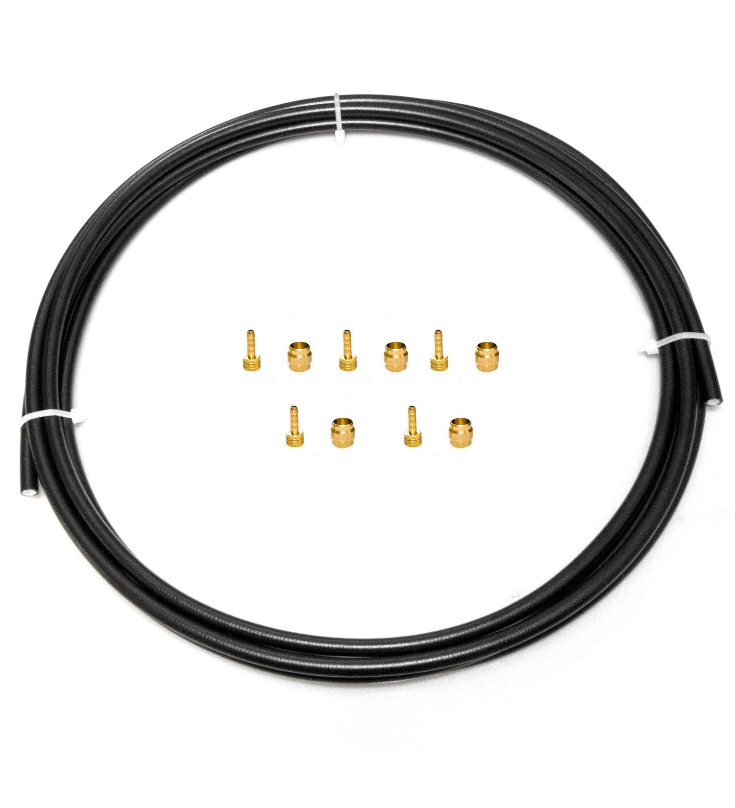 Farbetter 3000mm Bicycle Hydraulic Disc Brake Hose Kit for SRAM Avid - Universal Fit | Includes 5 Pairs of Olive and Connecting Insert - Buy Online on GoSupps.com