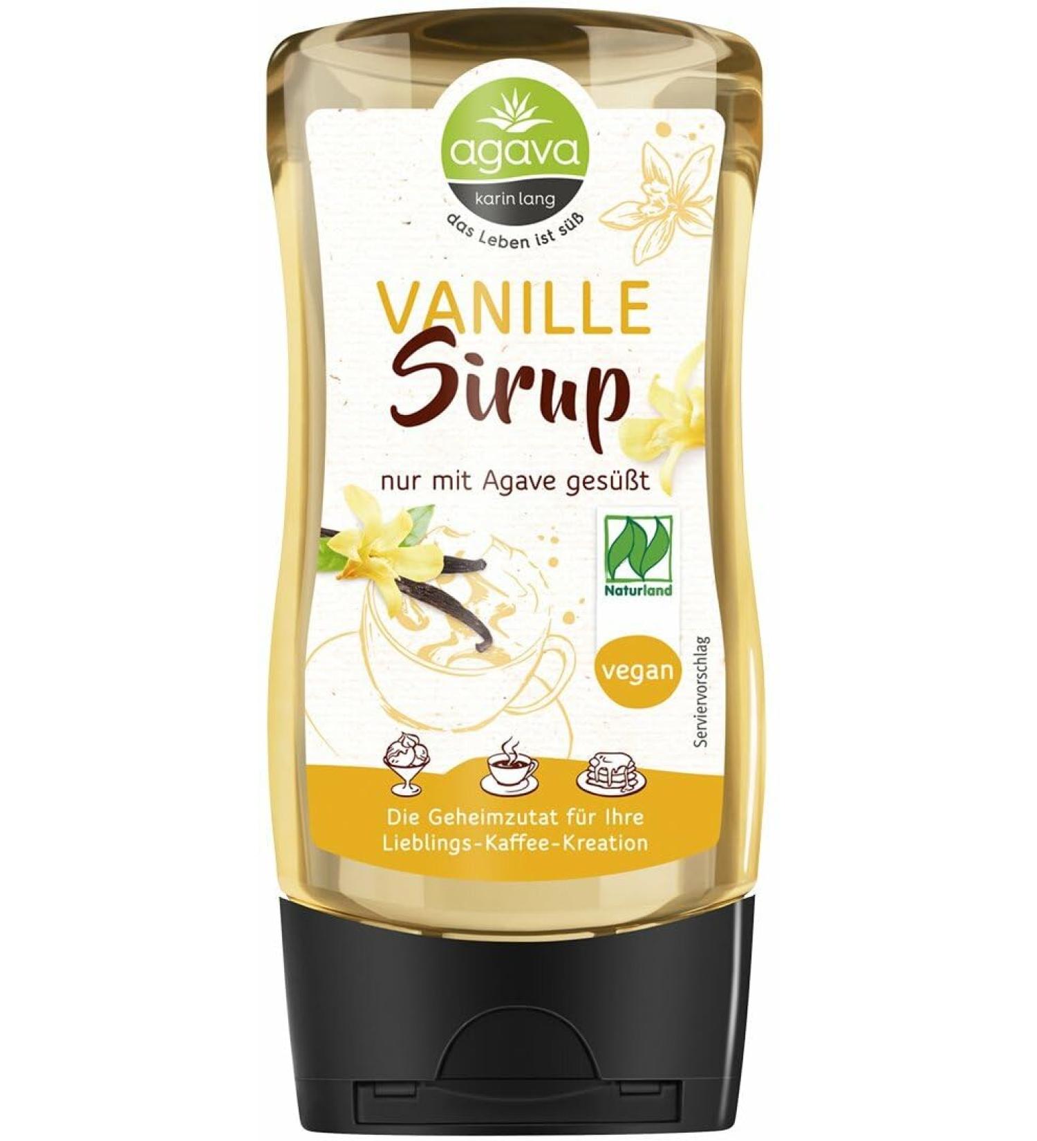 Agava Organic Vanilla Syrup (1 x 350 gr) 350 g (1 pack)