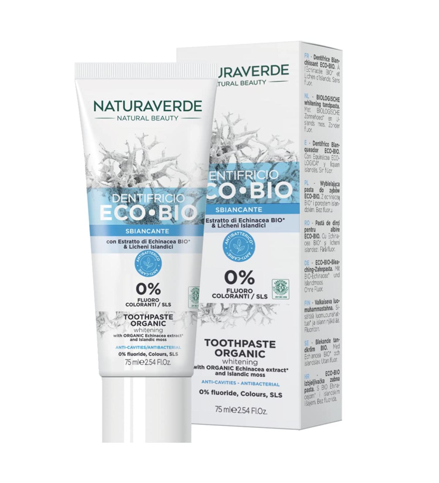 Natura Vert Organic Echinacea Toothpaste 75 ml - Buy Online on GoSupps.com