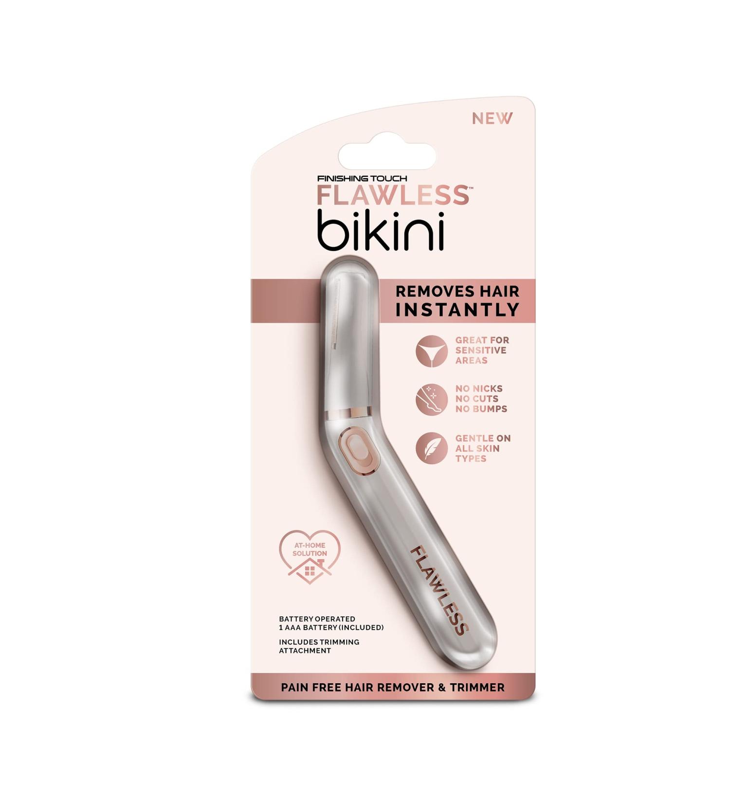 Finishing Touch Flawless Bikini Shaver and Trimmer: Electric Razor for Women - Smooth and Bump-Free Shaving Experience - Buy Online on GoSupps.com