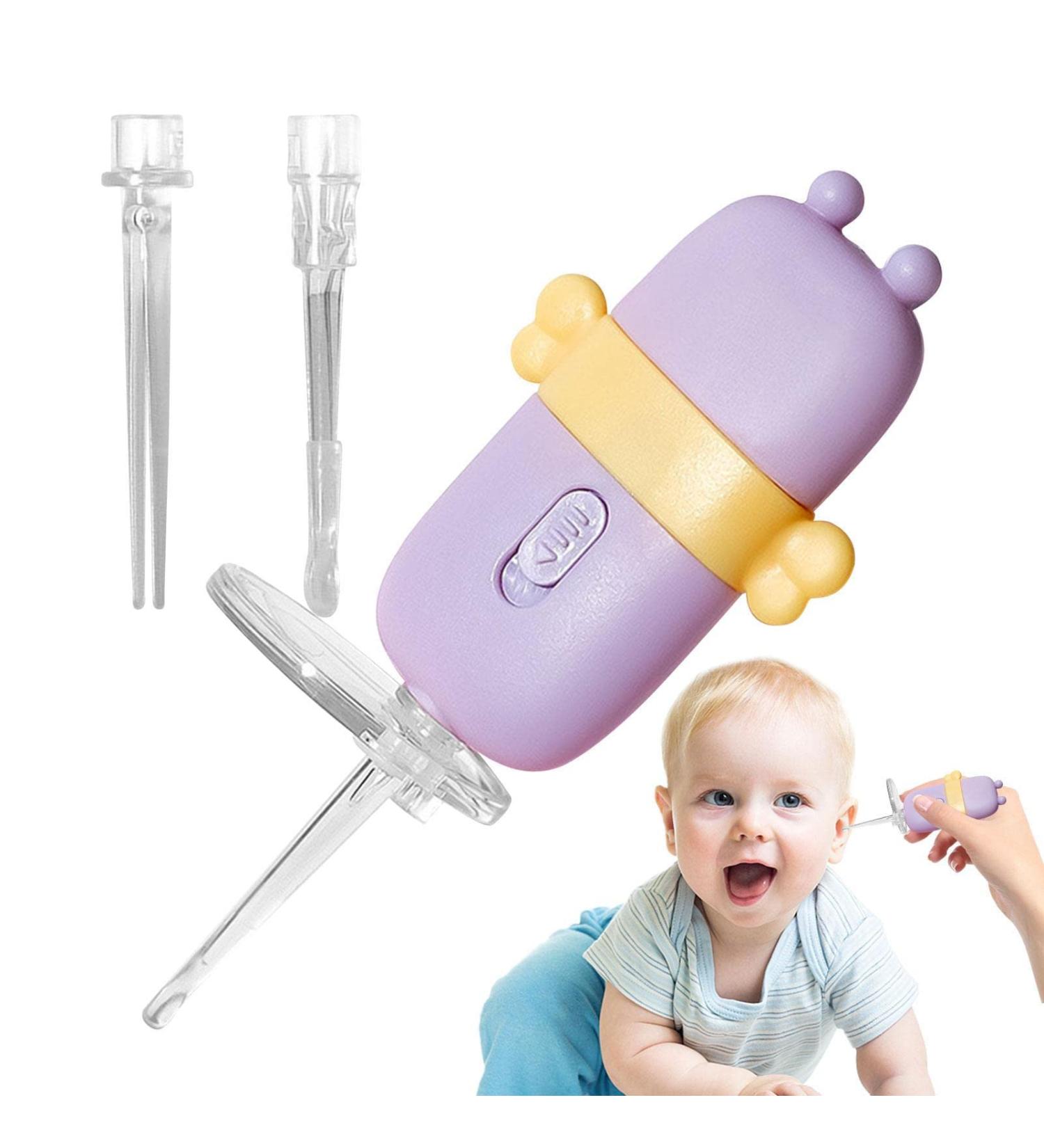 Earwax Removal Tools | Noctilucent Soft Cute Portable Ear Digging Spoon - Reusable Ear Wax Cleaning Tool Washable Effective Earwax Removal Kit with Glass for Kids Ear Digging Purple - Buy Online on GoSupps.com