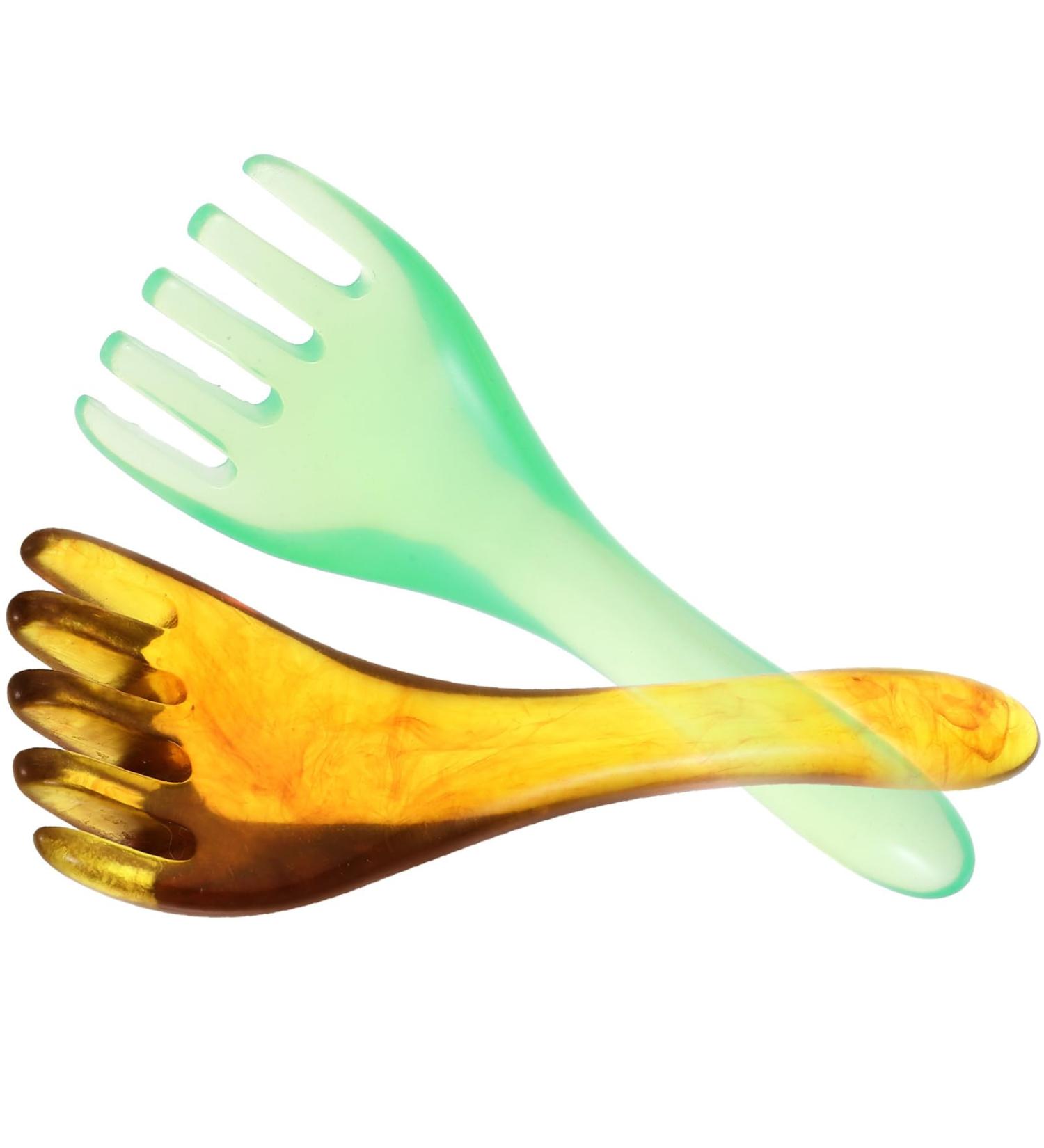 Aboofan 2-Stroke Massage Device - Five Claws Beeswax Guasha Tools for Skin Care & Scalp Massager | Body Scratching Spa Tool (17x5.5cm) - Buy Online on GoSupps.com