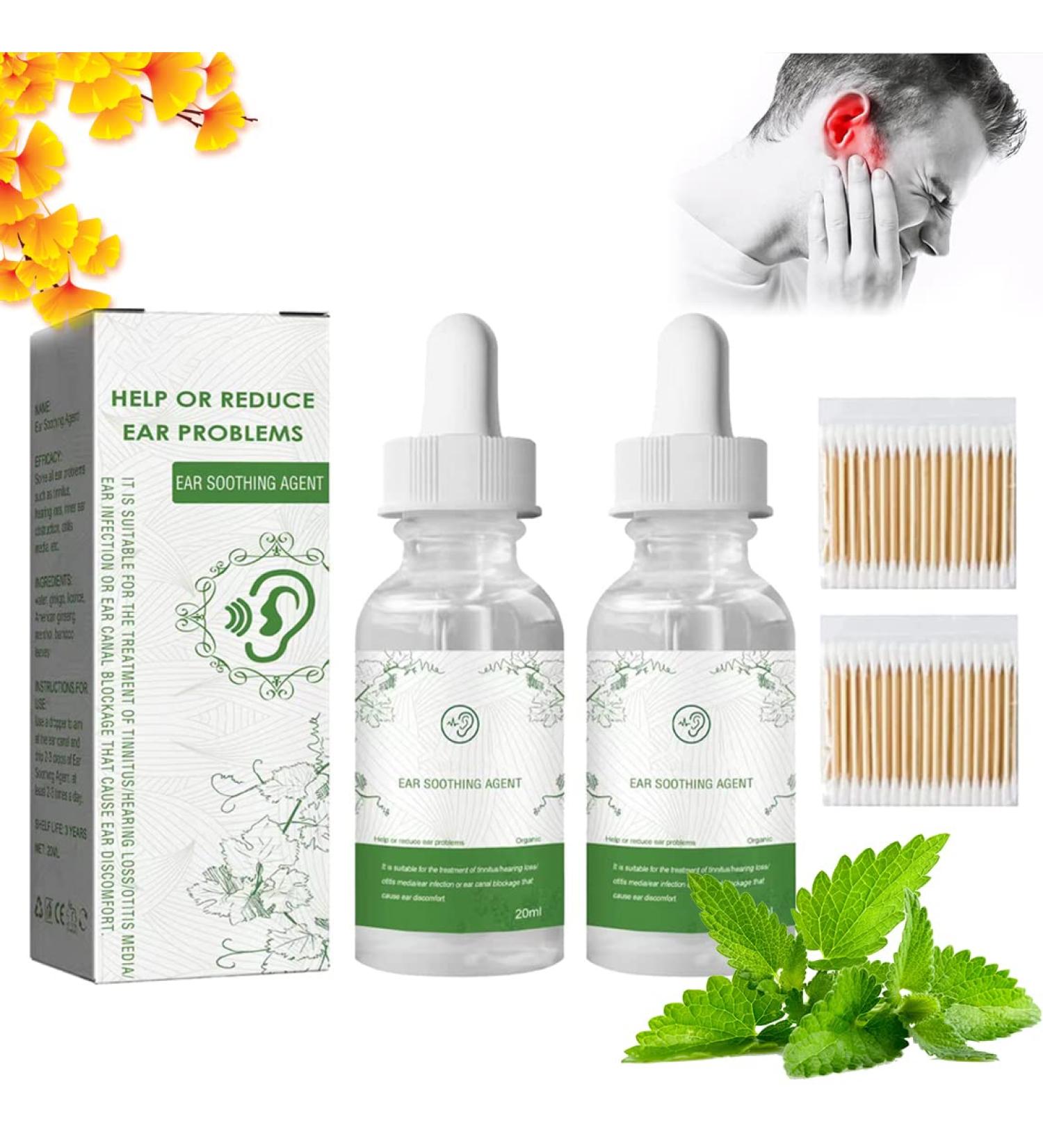 ARSICOR Organic Herbal Drops for Tinnitus Relief - Ear Soothing Treatment (2pcs) - Buy Online on GoSupps.com