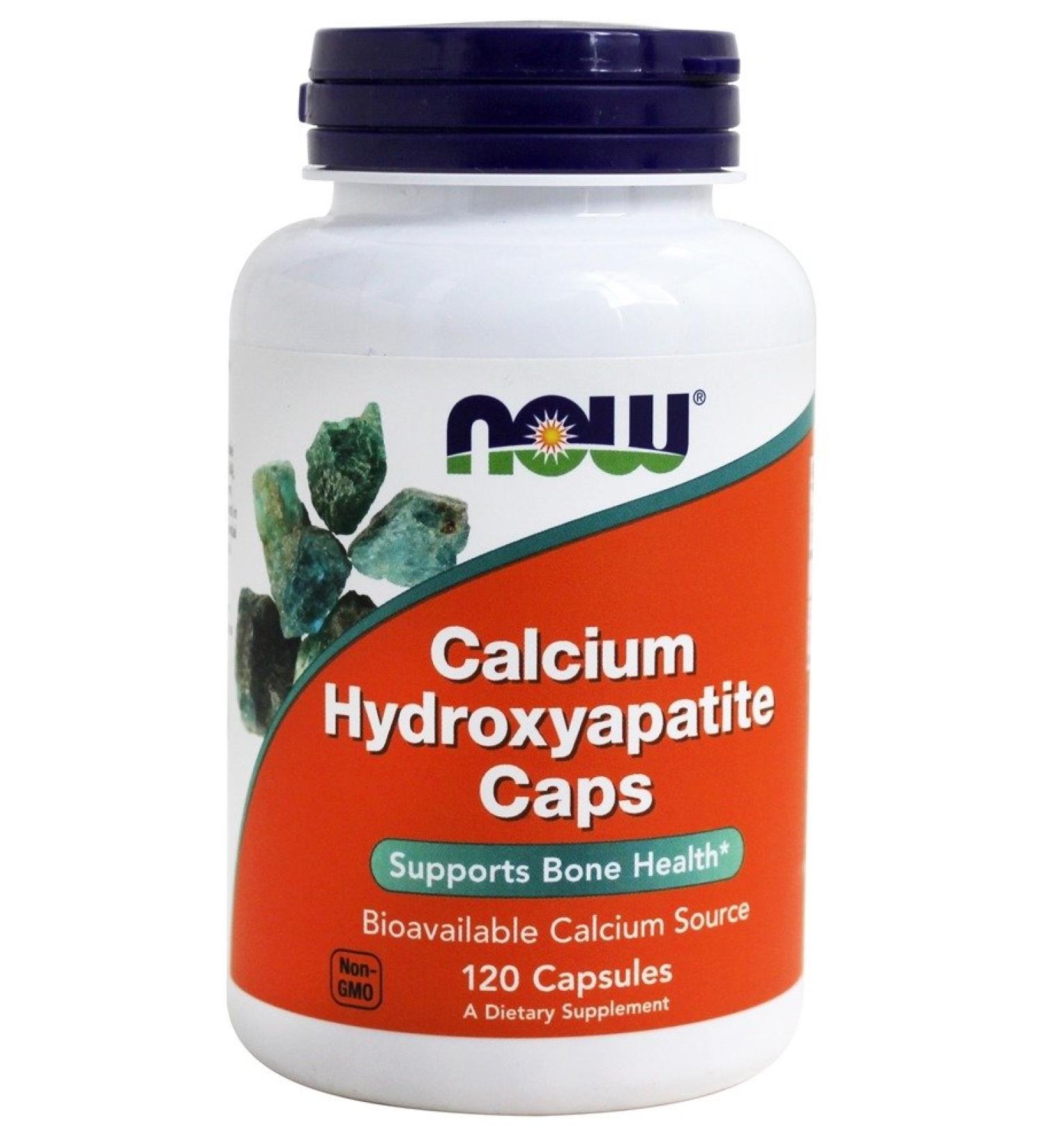 NowFoods Calcium Hydroxyapatite Capsules - 120 Count - Buy Online on GoSupps.com