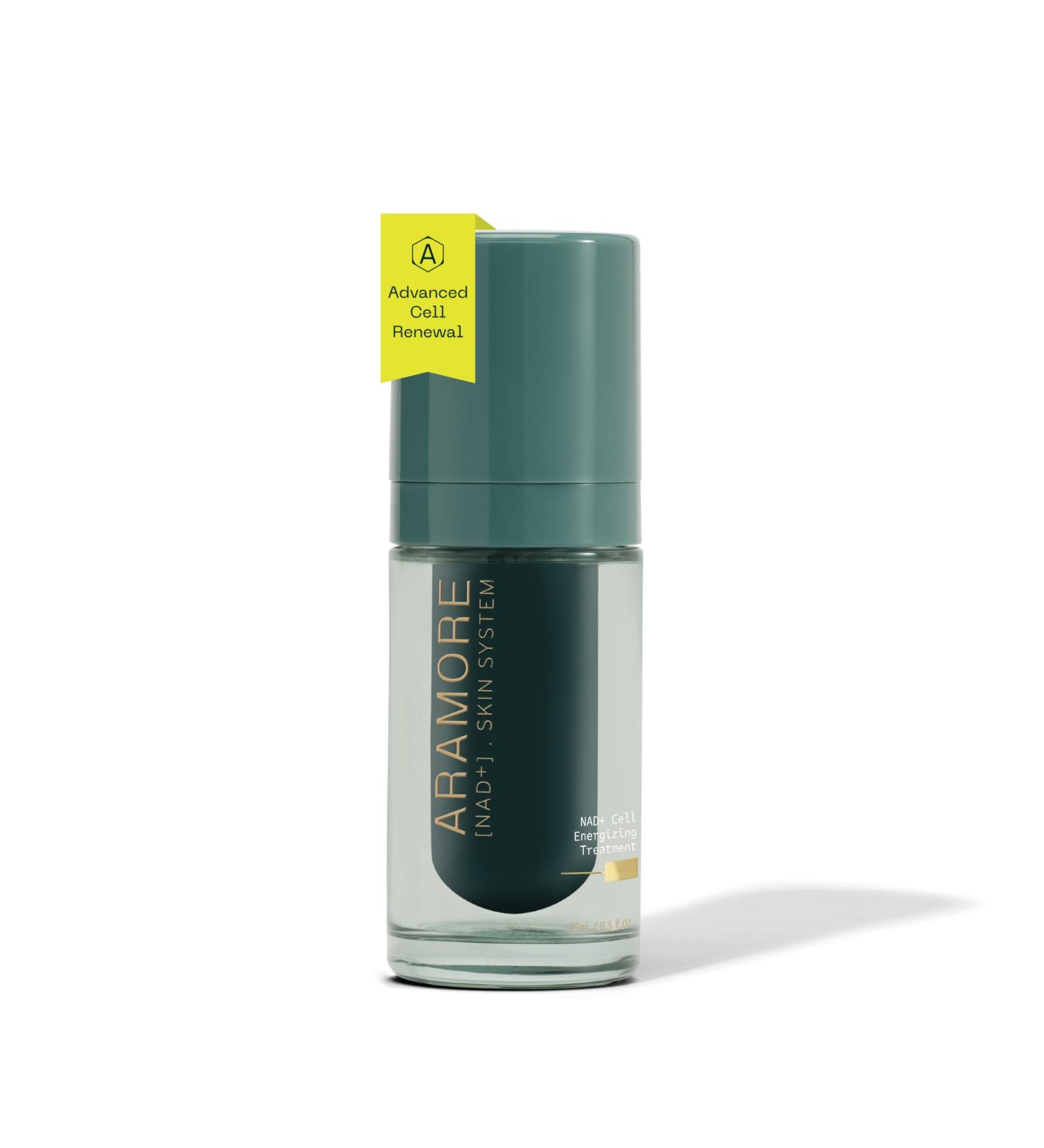 Aramore NAD+ Cell Energizing Skin Care Treatment with Proprietary NAD+ Precursor Complex Clinically Proven to Target 12 Signs of Aging - 15ml - Buy Online on GoSupps.com