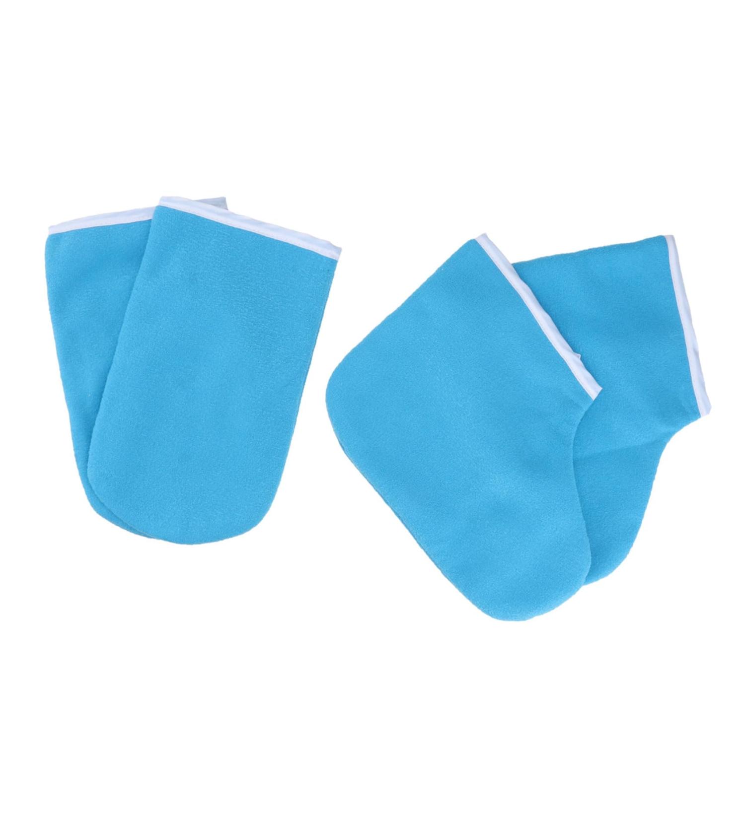 minkissy 3 Sets Paraffin Gloves Wax Work Cotton Mittens Wax Gloves Paraffin Glove Wax Warmer Hand Foot Liners and Bag Work Glove Paraffin Accessories Comfortable Hand Cover - Buy Online on GoSupps.com