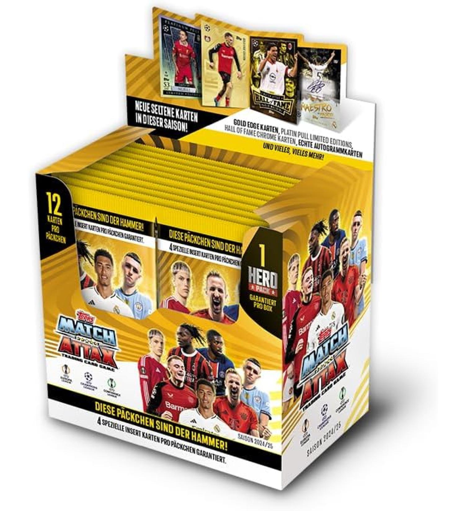 Topps Match Attax Full Box Contains 24 Packs - 288 Cards - Buy Online on GoSupps.com