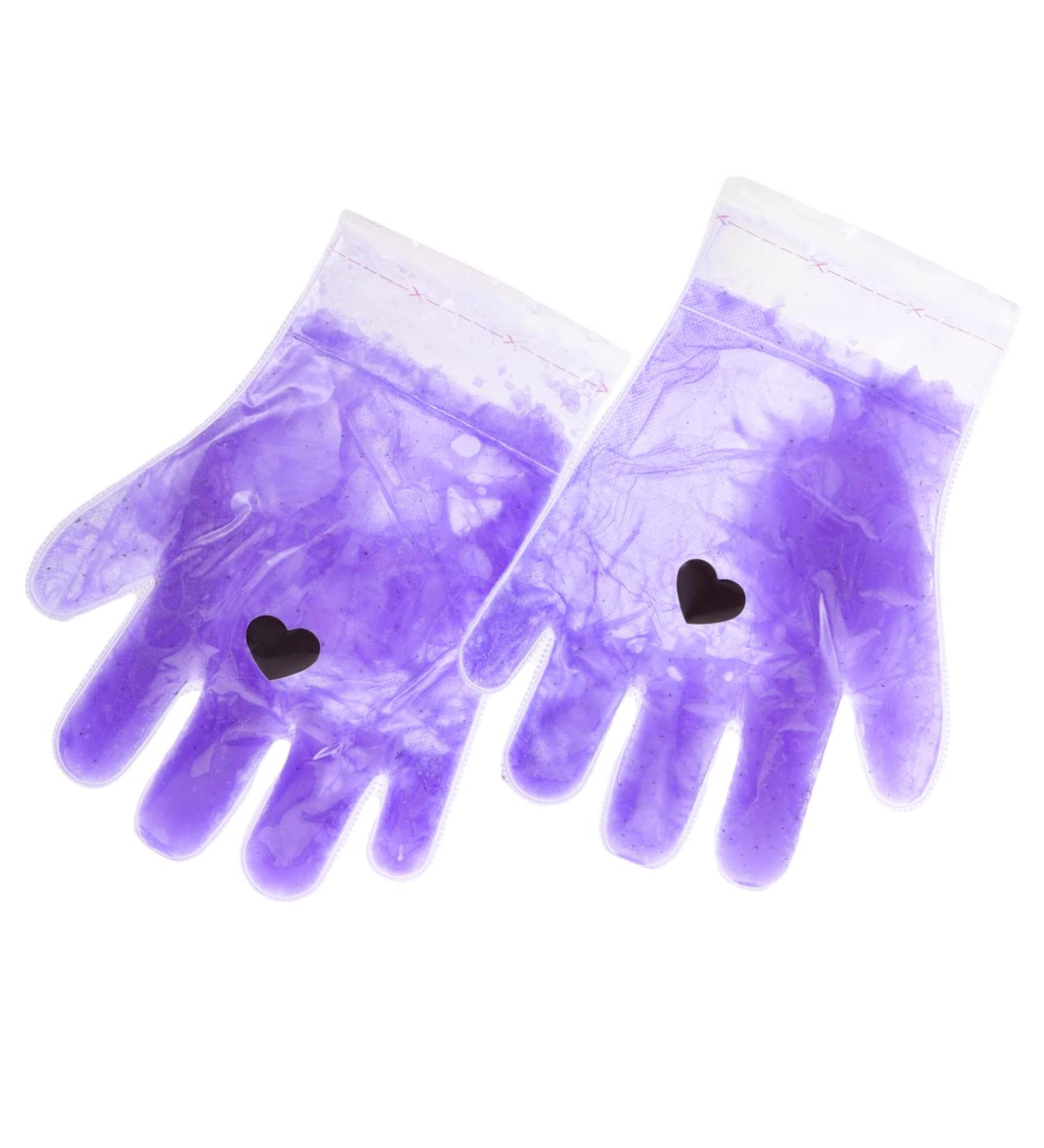FRCOLOR 1 Pair Hand Wax Set Foot Wax Set Gel spa Gloves Repairing Hand Masks Hand Care Gloves Cracked Hand Gloves Clear moisturizing Gloves Beauty Hand Masks Gel spa Masks Milk Facial mask 25x5.4x0.8cm Violet - Buy Online on GoSupps.com