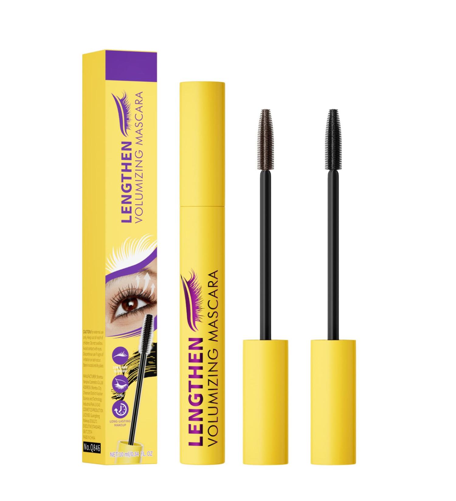 Bubble Mascara waterresistant mascara blackbrown colossal eyelash mascara longlasting makeup creates a natural look black + brown black and brown - Buy Online on GoSupps.com