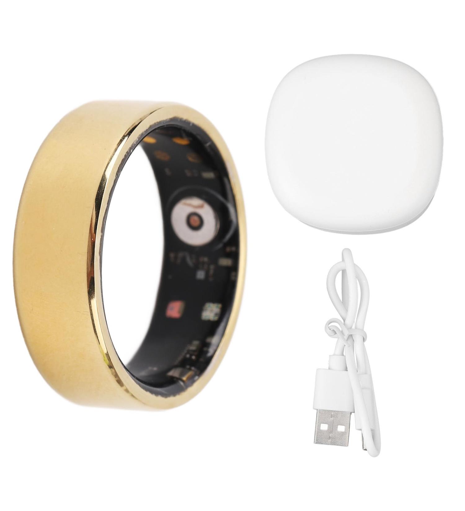 DADEA Smart Ring - Lightweight Fitness & Sleep-Tracking Health Ring | Portable & Multifunctional Golden 20 - Buy Online on GoSupps.com