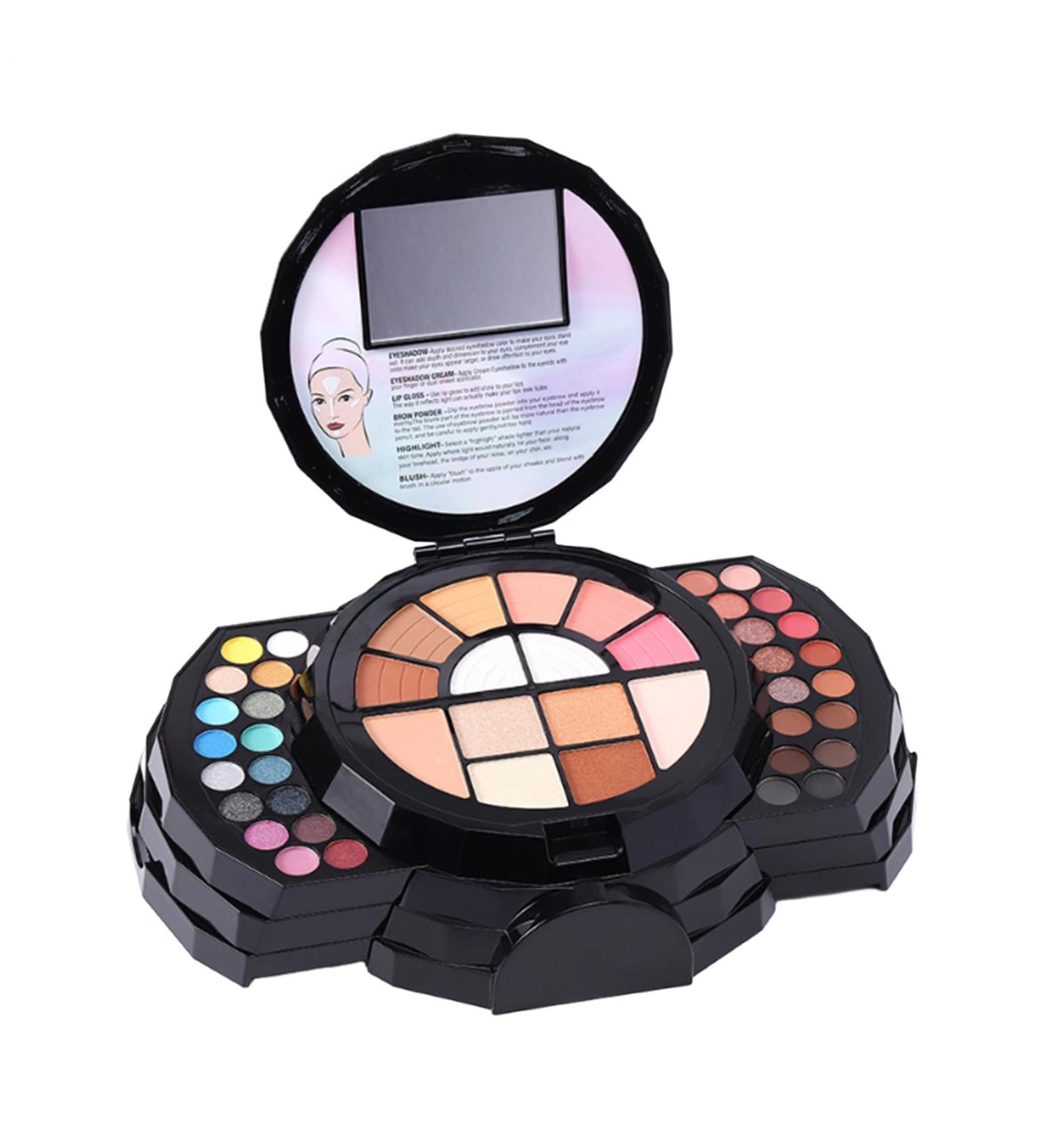  Ruwshuuk Makeup Kit for Beginner Complete Makeup Kit - 110 Colors Complete Makeup Kit Natural Color Makeup Hen Included Eyeshadow Glitter - Buy Online on GoSupps.com