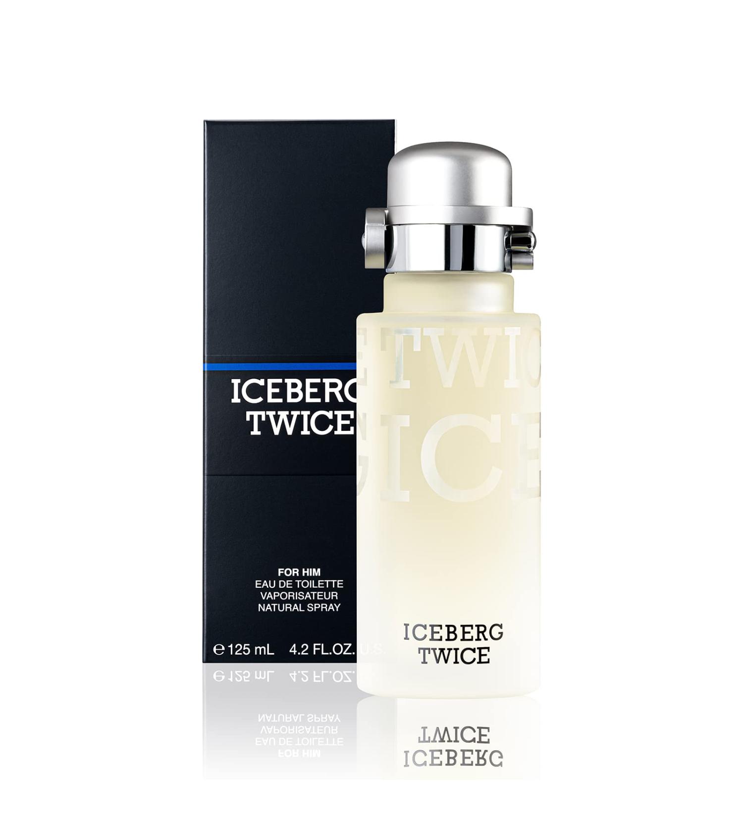 ICEBERG Twice Man - Aromatic Fougere Fragrance For The Bold Gentleman - Energizing Intense EDT Spray Cologne For Men - Fresh Citrus Notes Of Mint Lemon Cinnamon Lavender And Sandalwood - 4.2 Oz - Buy Online on GoSupps.com