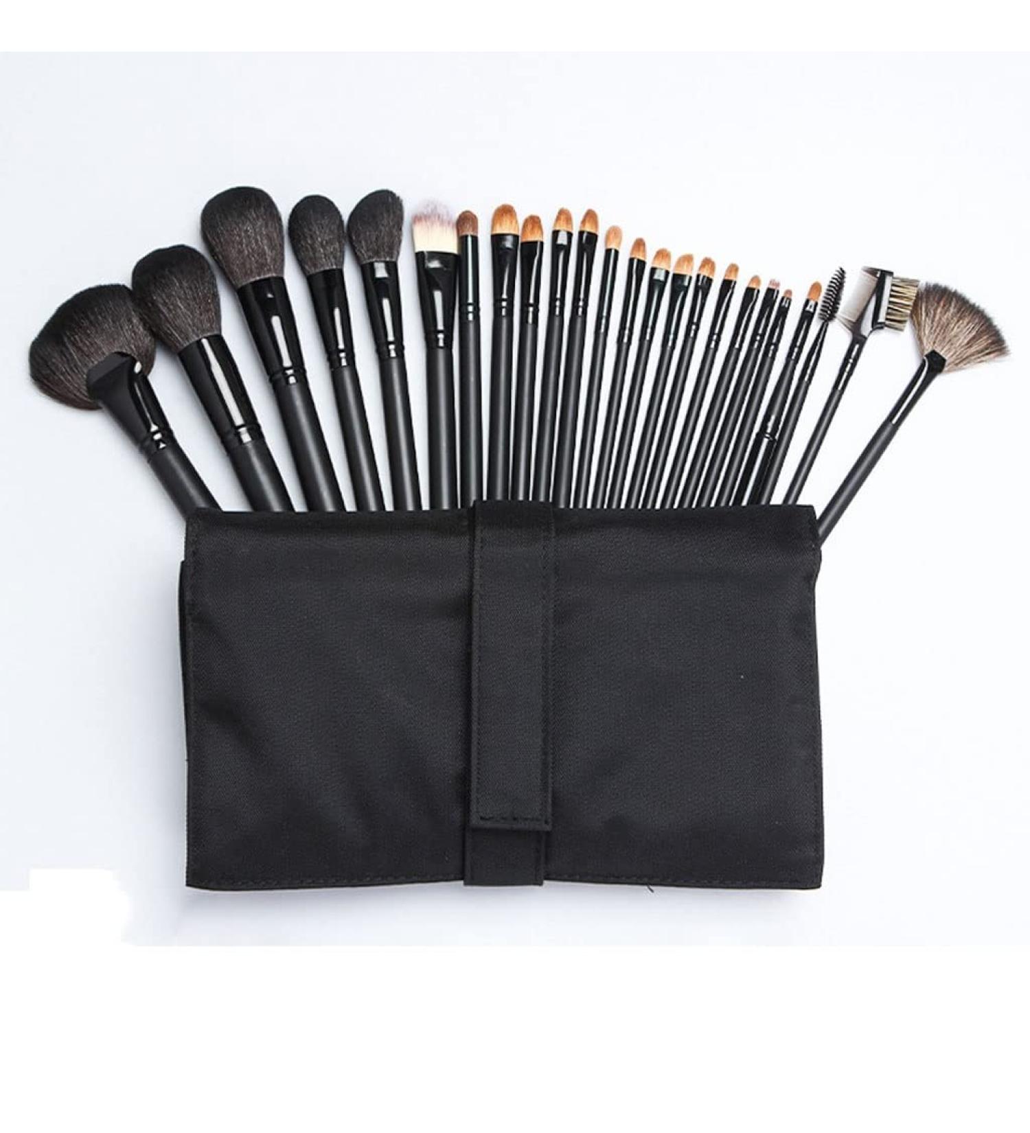 Buy DFHBFG 24 Makeup Brushes - Wooden Handle Eyeliner & Beauty Tools for Flawless Makeup International Shipping Available - Buy Online on GoSupps.com