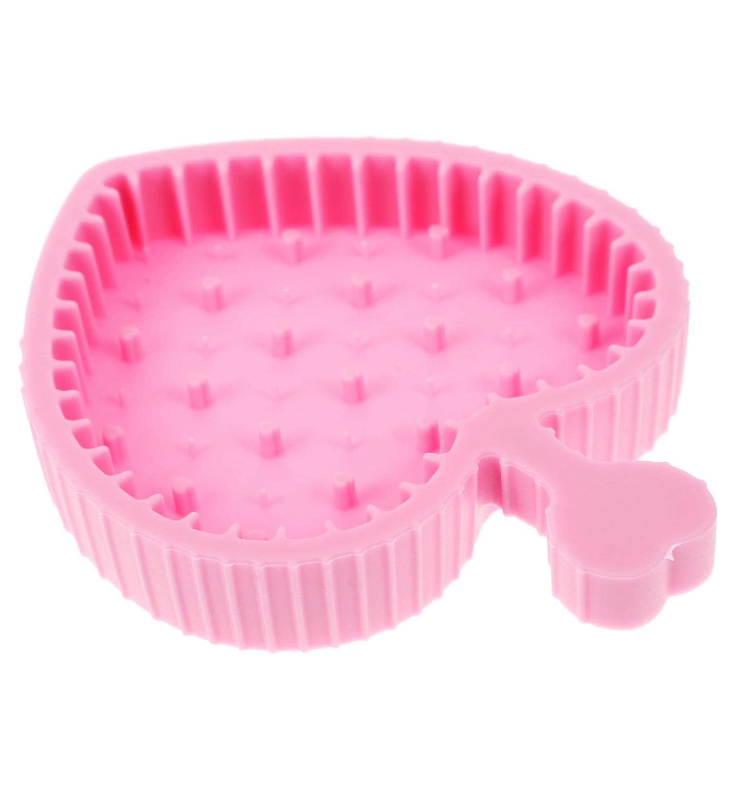minkissy Makeup Brush Cleaning Pad Dryer Cleaner Gloves for Cleaning Makeup Foundation Brush Portable Brush Beauty Brush Cleaning Bowl Brush Cleaner Pink Foldable Makeup Pad 12x9cm Pink - Buy Online on GoSupps.com