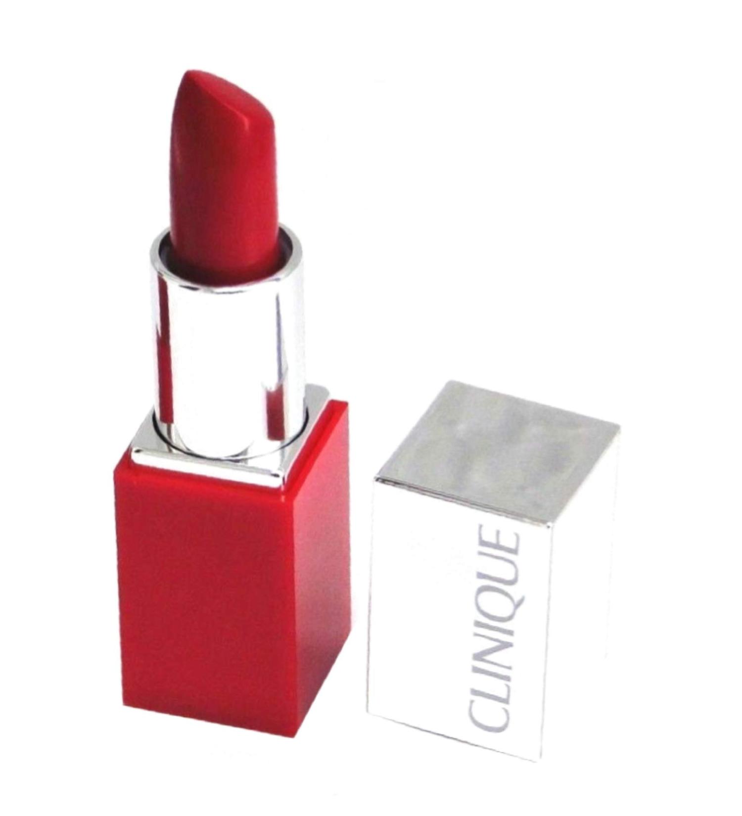 Clinique Pop Lip Colour + Primer - 08 Cherry Pop (Gift/Travel Size) - Buy Online on GoSupps.com
