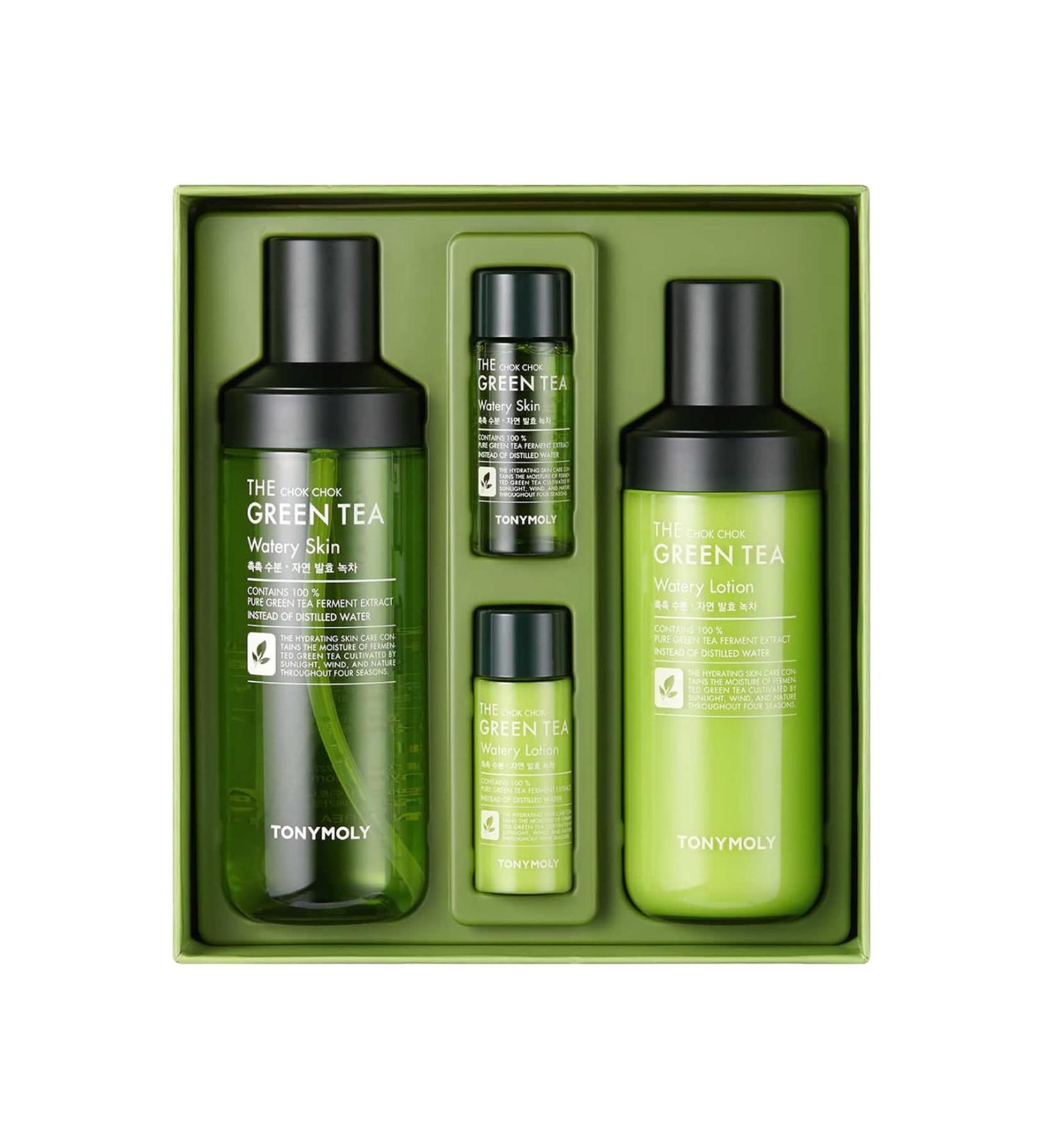 Tony Moly The Chok Green Tea Watery Skin Care Kit - Buy Online on GoSupps.com