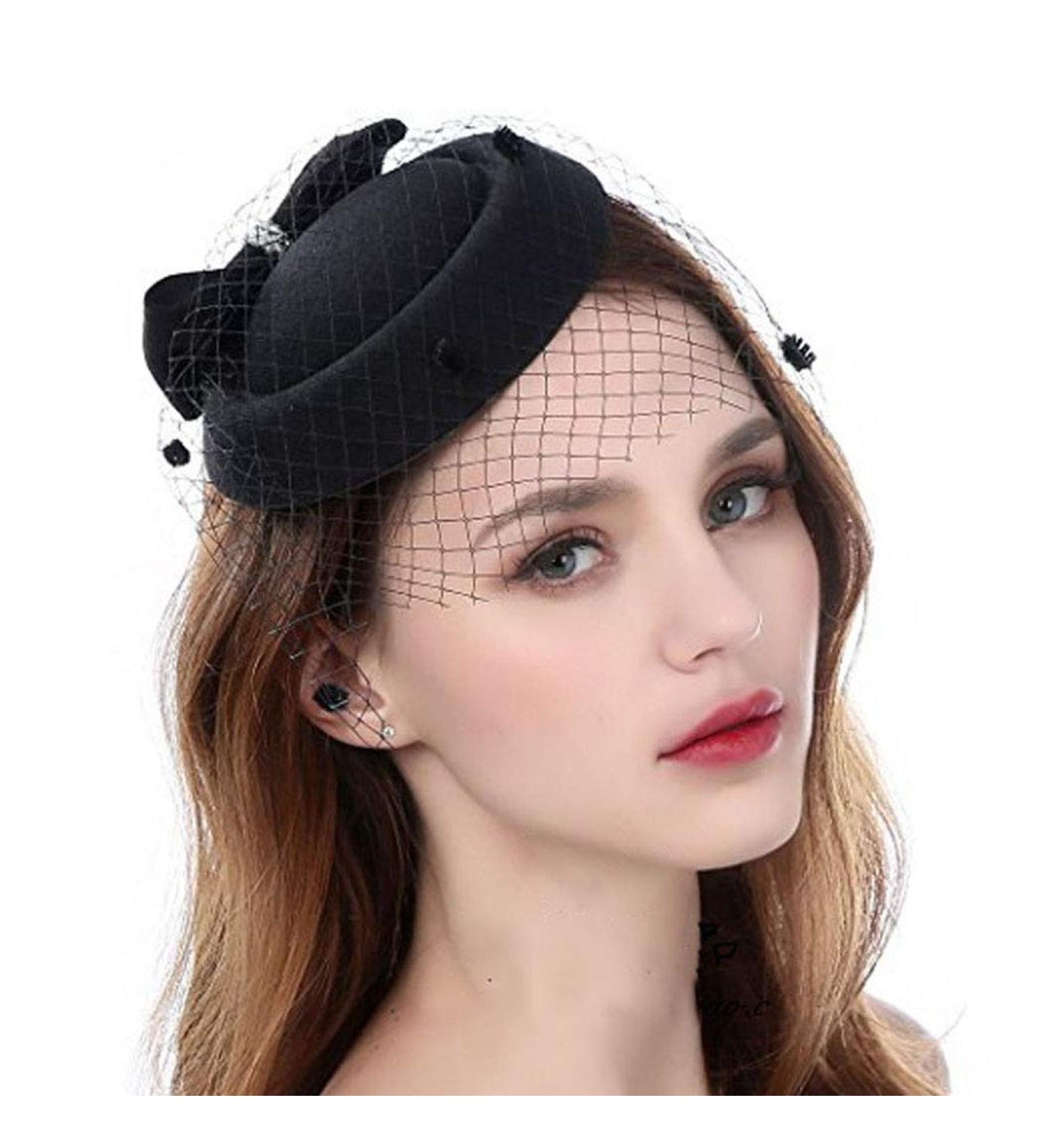Shop Bohend 1920s Pearl Veil Lattice Headband - Black Fascinator Hair Clip for Weddings & Parties - Stylish Women's Accessory (1 Pack) - Buy Online on GoSupps.com