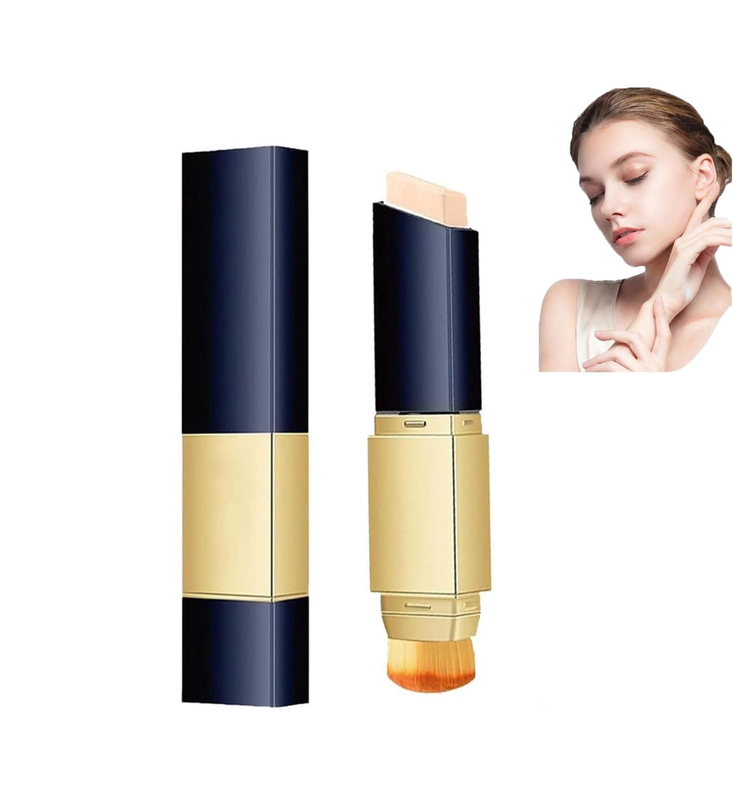 3D Concealer Stick Dual Action Full Coverage Foundation Stick 2-in-1 Colour Changing Full Coverage Foundation Stick Colour Changing Concealer with Brush (Natural Color) - Buy Online on GoSupps.com
